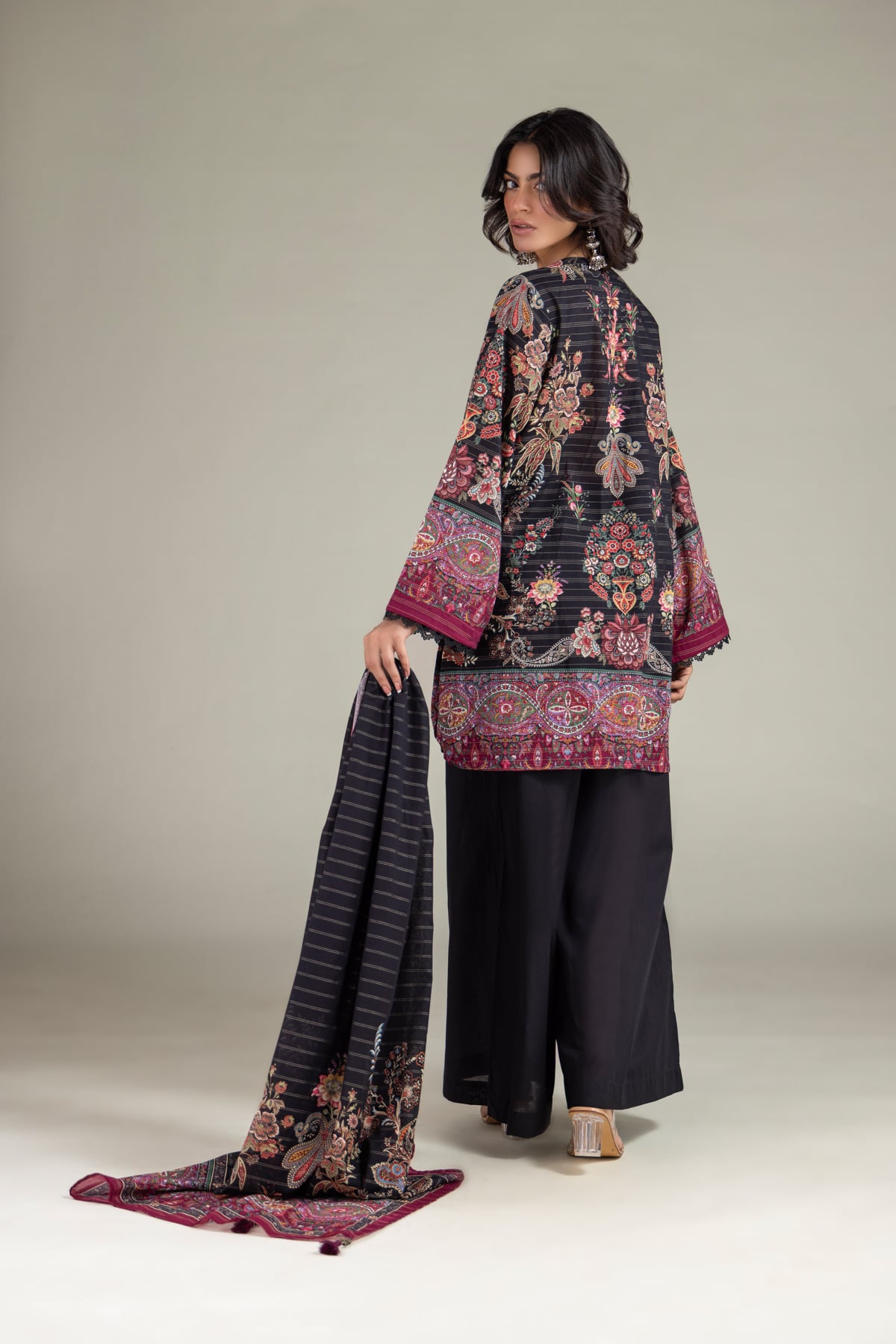 Printed Mesuri Fabrics 3 Piece - 1-26-102-A-F-VG