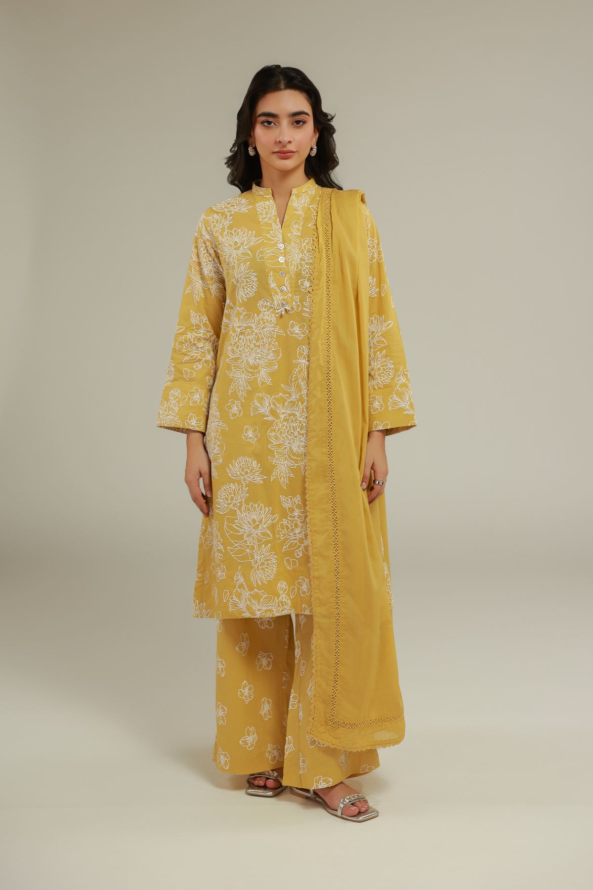 Lawn Summer Lawn Dupatta - 1-26-140-A-D-VG