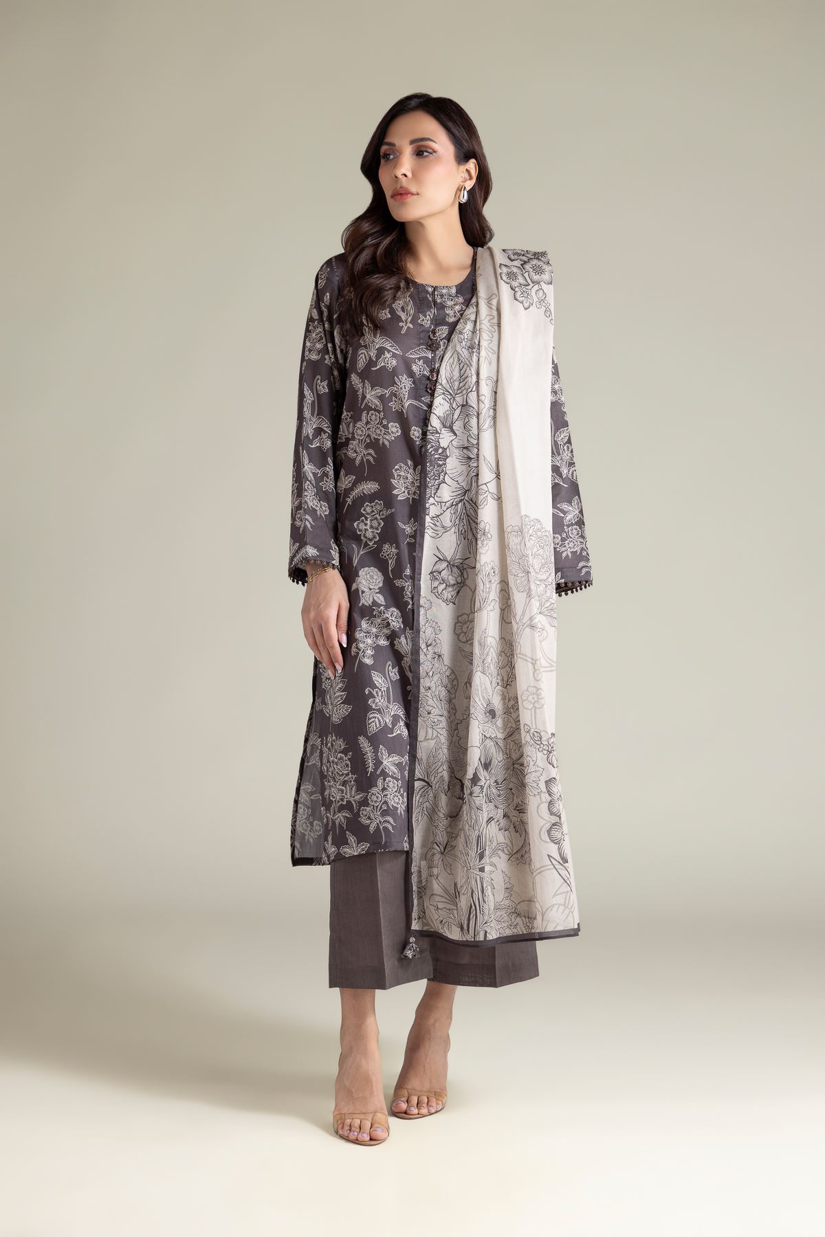Printed Lawn Lawn Tailored 3-Piece - T-A11-26-118FI2-VG