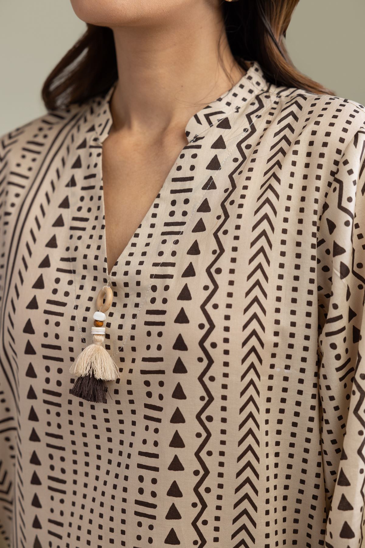 Printed Cambric Cambric Tailored 1-Piece - 1-26-102-A-F-VG