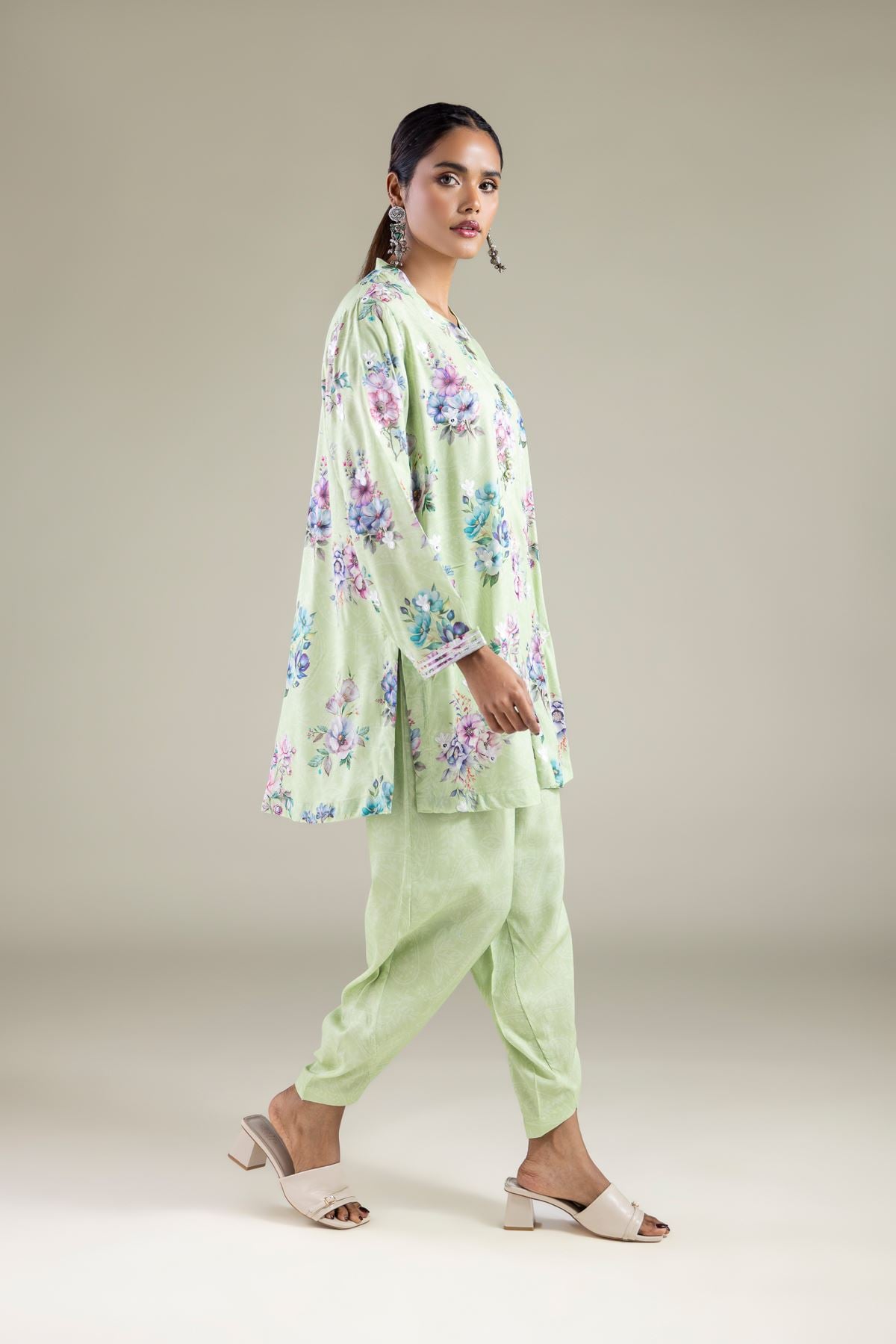 Embroidered Viscose Spring Tapered Shalwar - 1-26-101-A-D-VG