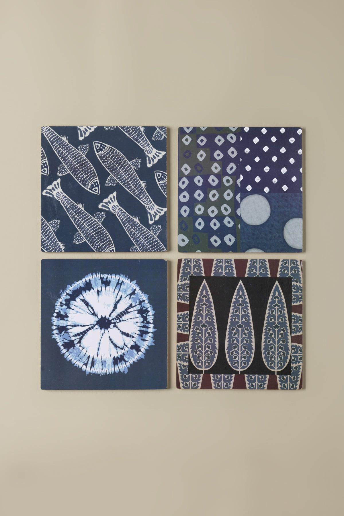 Printed Hard Cork Pack of 4 4in Coaster - 2-26-308-A-G1-VG