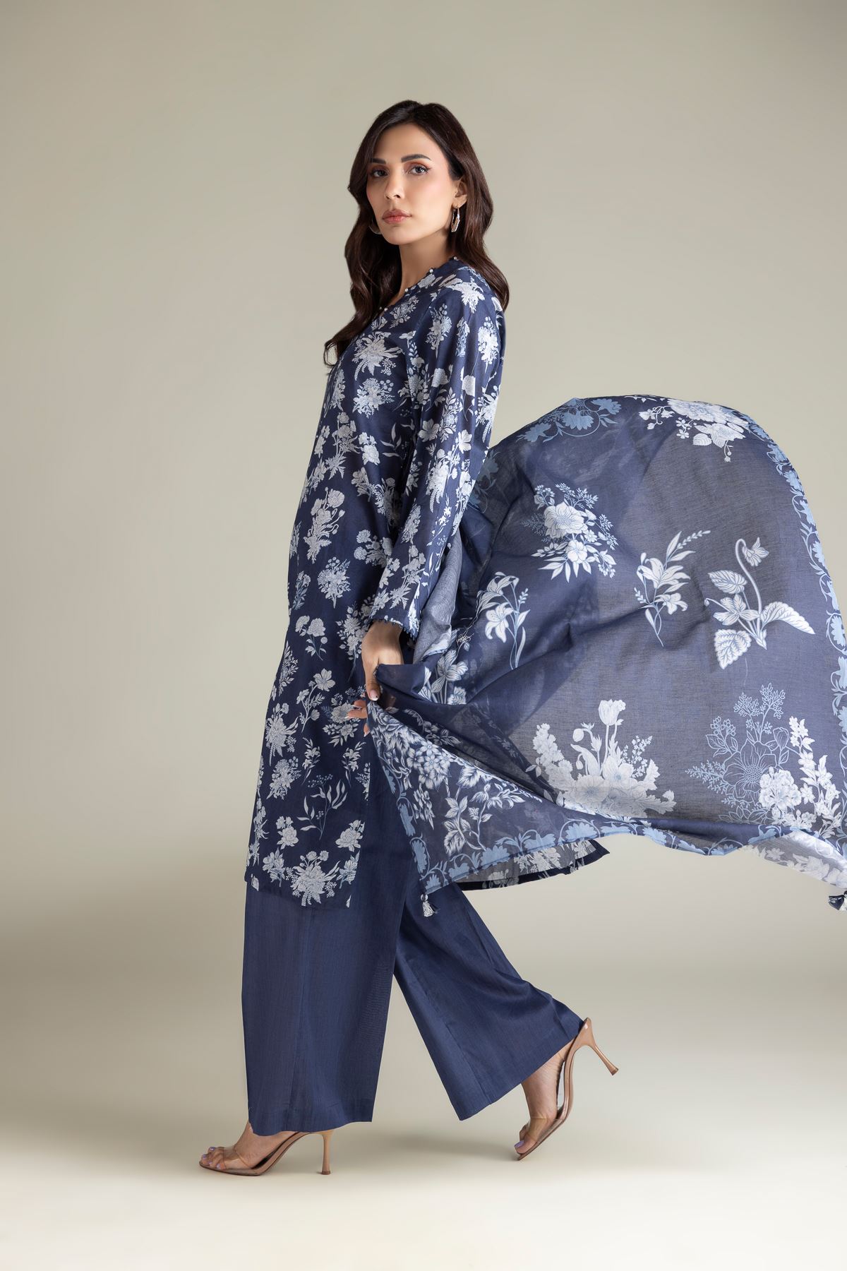 Printed Lawn Lawn Tailored 3-Piece - T-A11-26-110FB1-VG