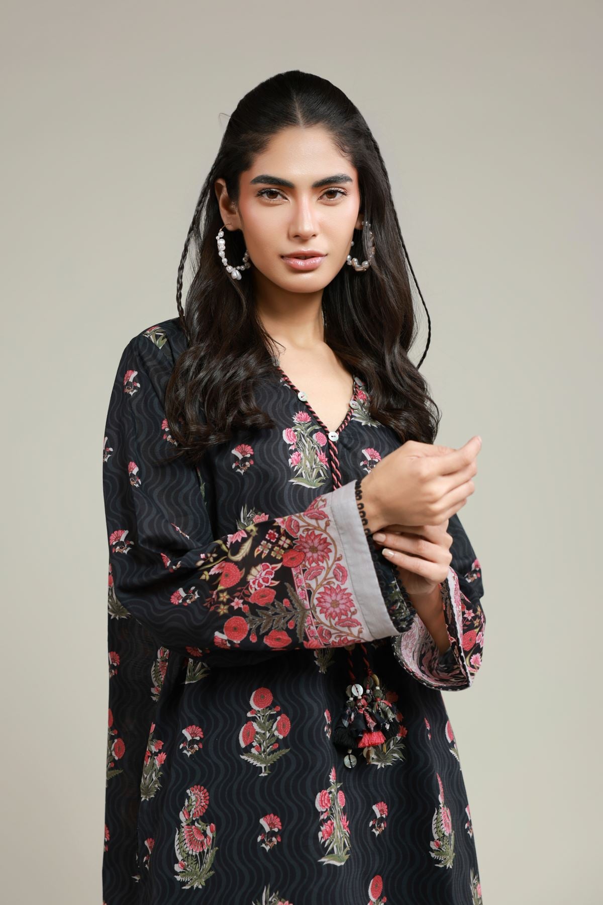 Printed Cambric Fabrics 2 Piece | Top and Bottom - A112-26-117EA2-VG