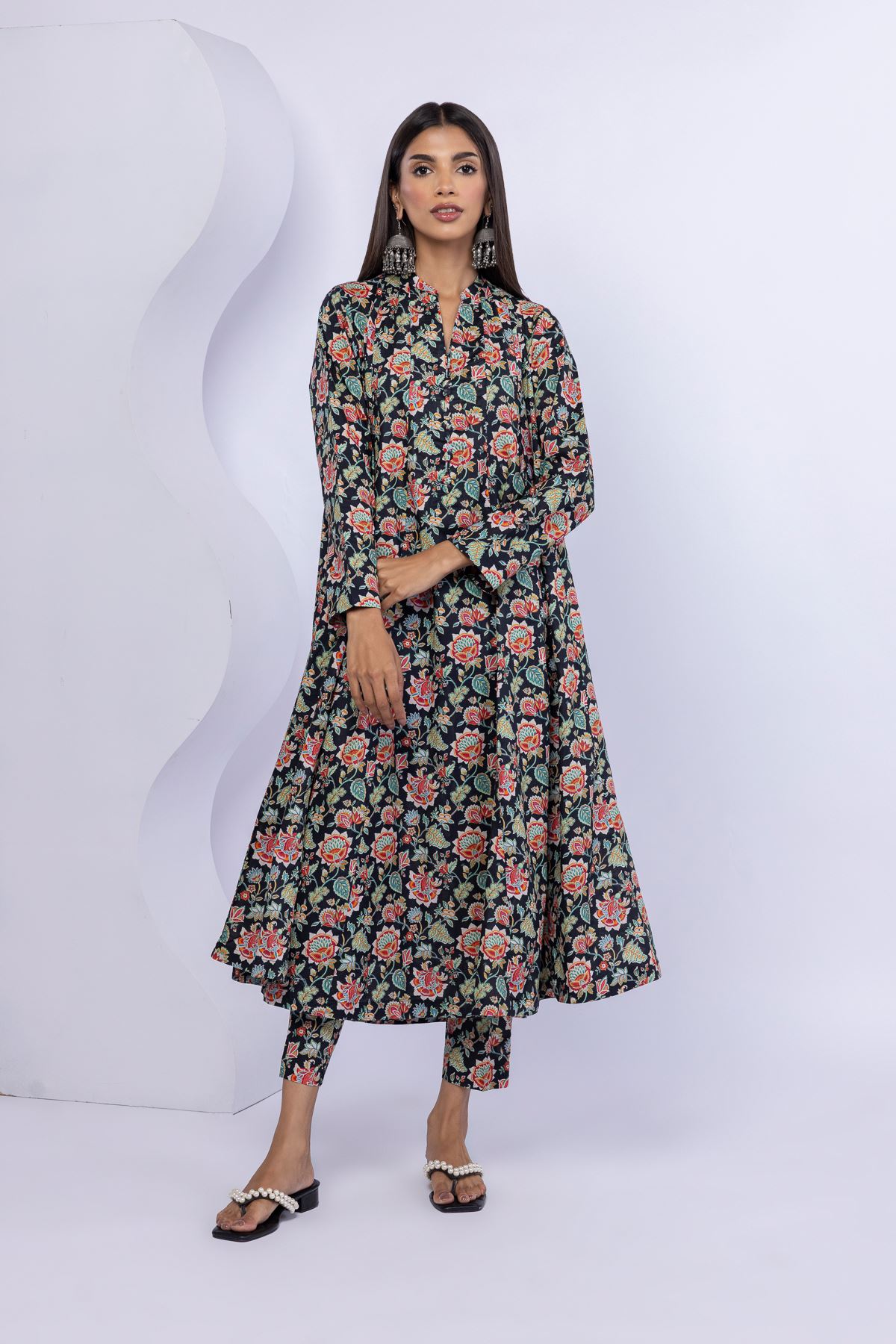 Printed Cambric Pants - 25-05E57-01BB-VG