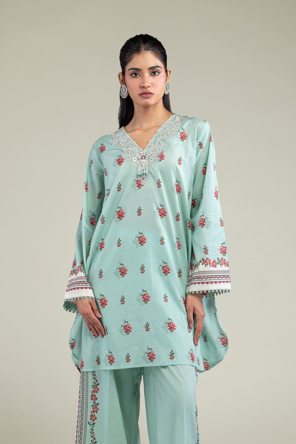 Embroidered Lawn Lawn 2-Piece Tailored - 1-26-229-B-F1-VG