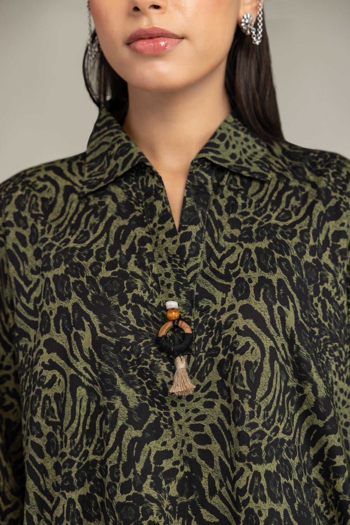 Printed Cambric Printed Cambric Kurta - 1-26-234-A-I1-VG