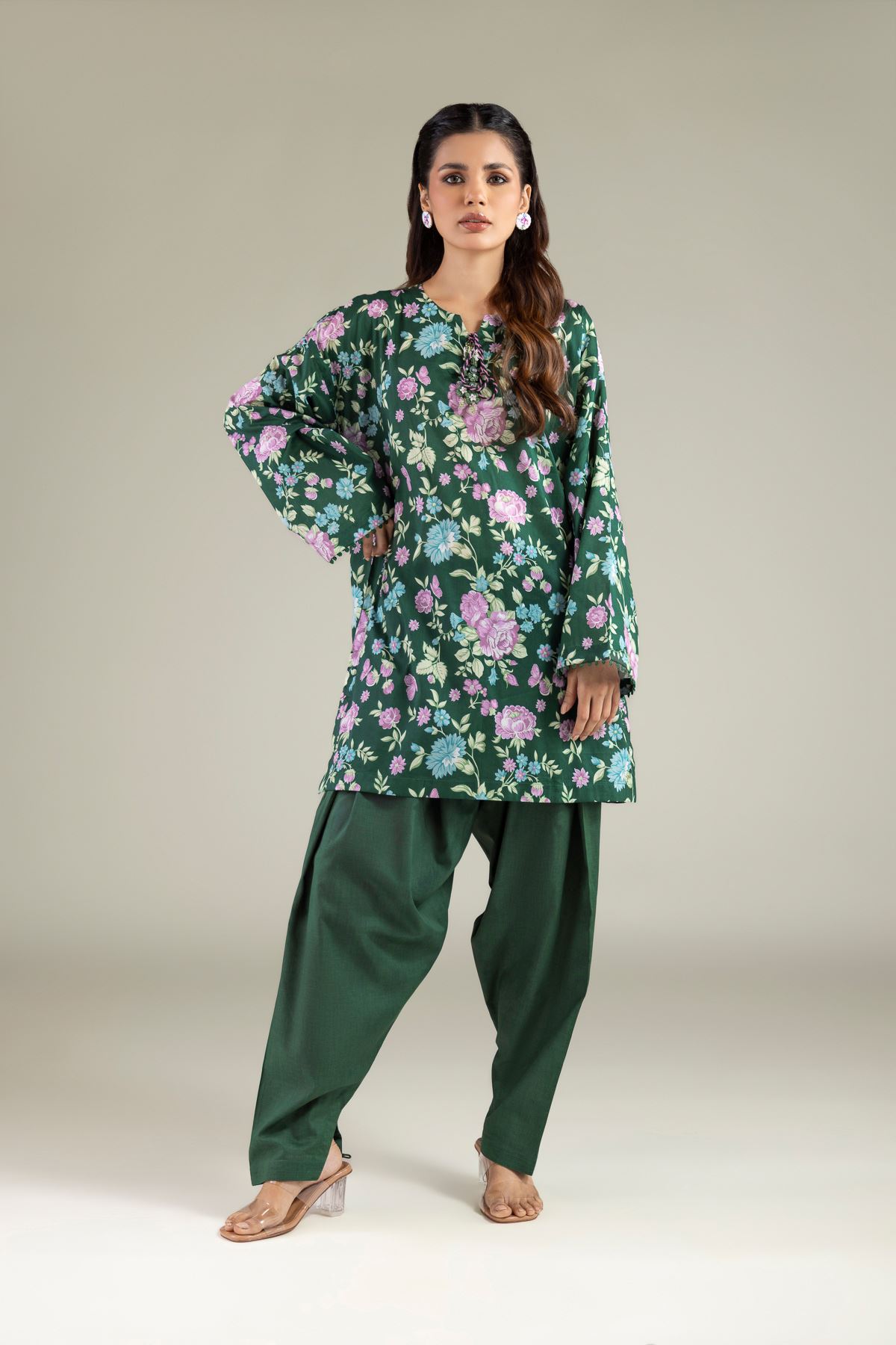Printed Lawn 2-Piece Tailored Lawn - 2-26-208-A-E1-VG