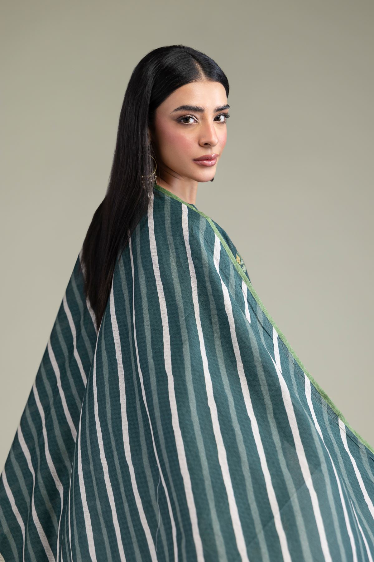 Printed Lawn Printed Lawn Dupatta - 25-10-11E8-08TA-VG