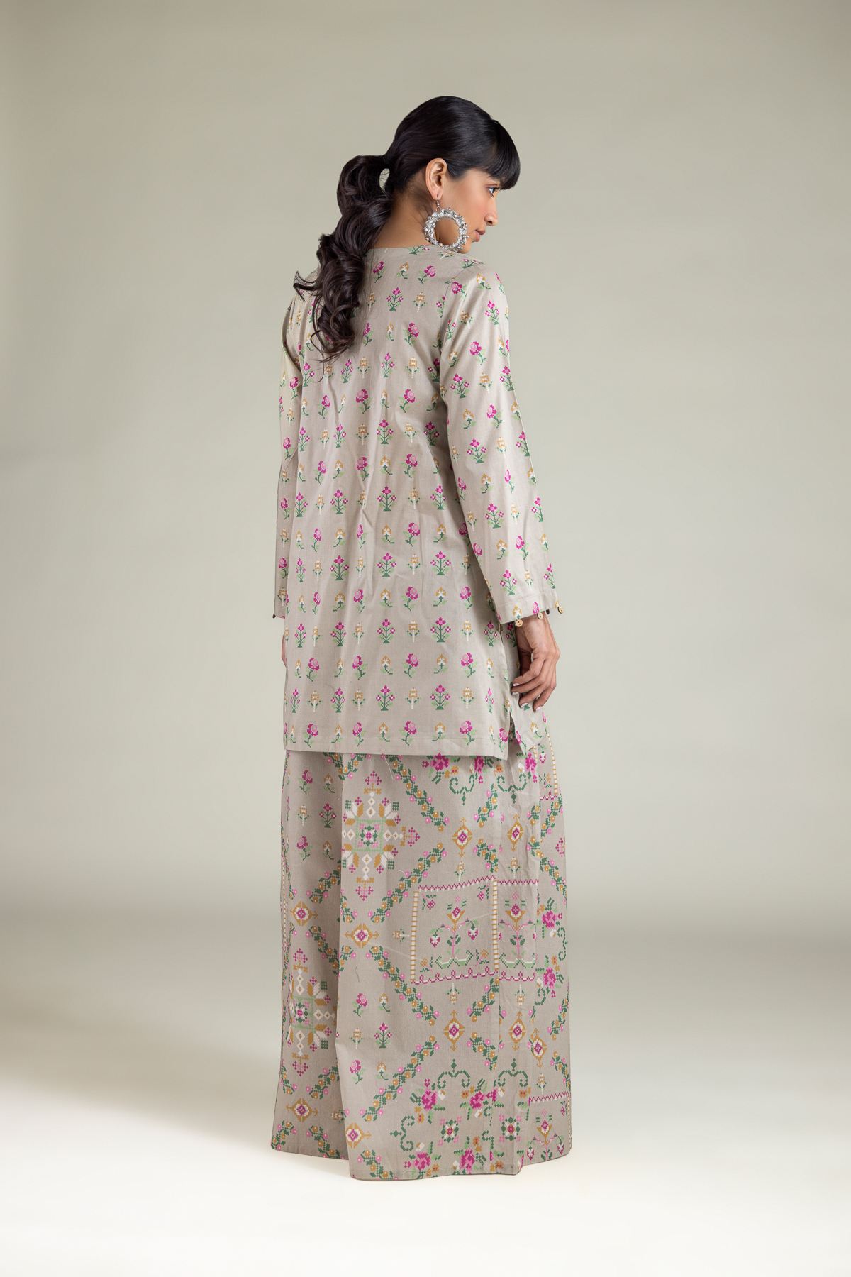 Printed Cambric Fabrics 2 Piece | Top and Bottom - A11-26-117FF1-VG