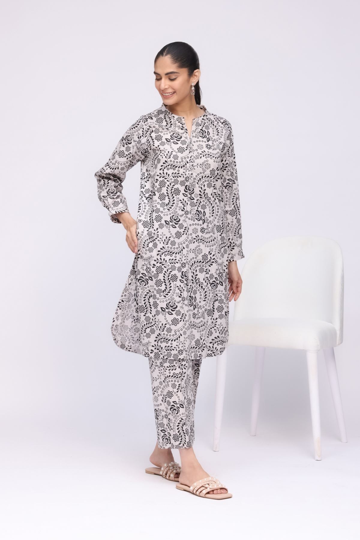 Printed Cambric Pants - 25-05E64-05BA-VG