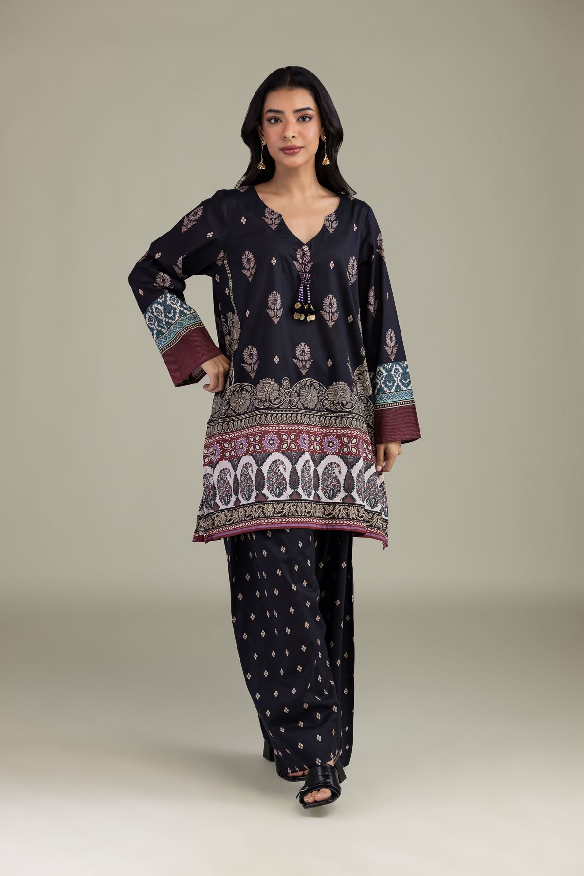 Printed Cambric Cambric Tailored 2-Piece - 1-26-320-A-H2-VG