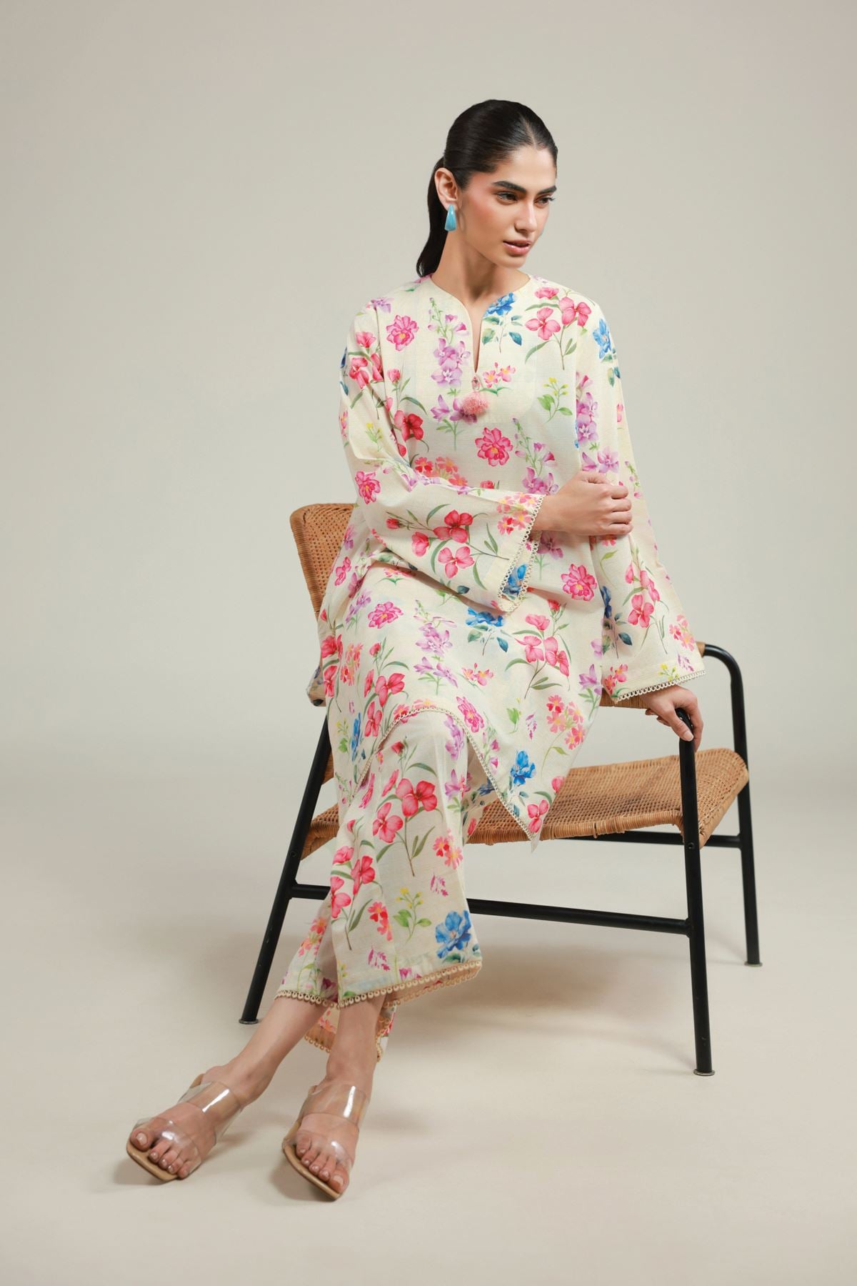 Printed Messuri Messuri Tailored Set - 1-26-132-A-D-VG