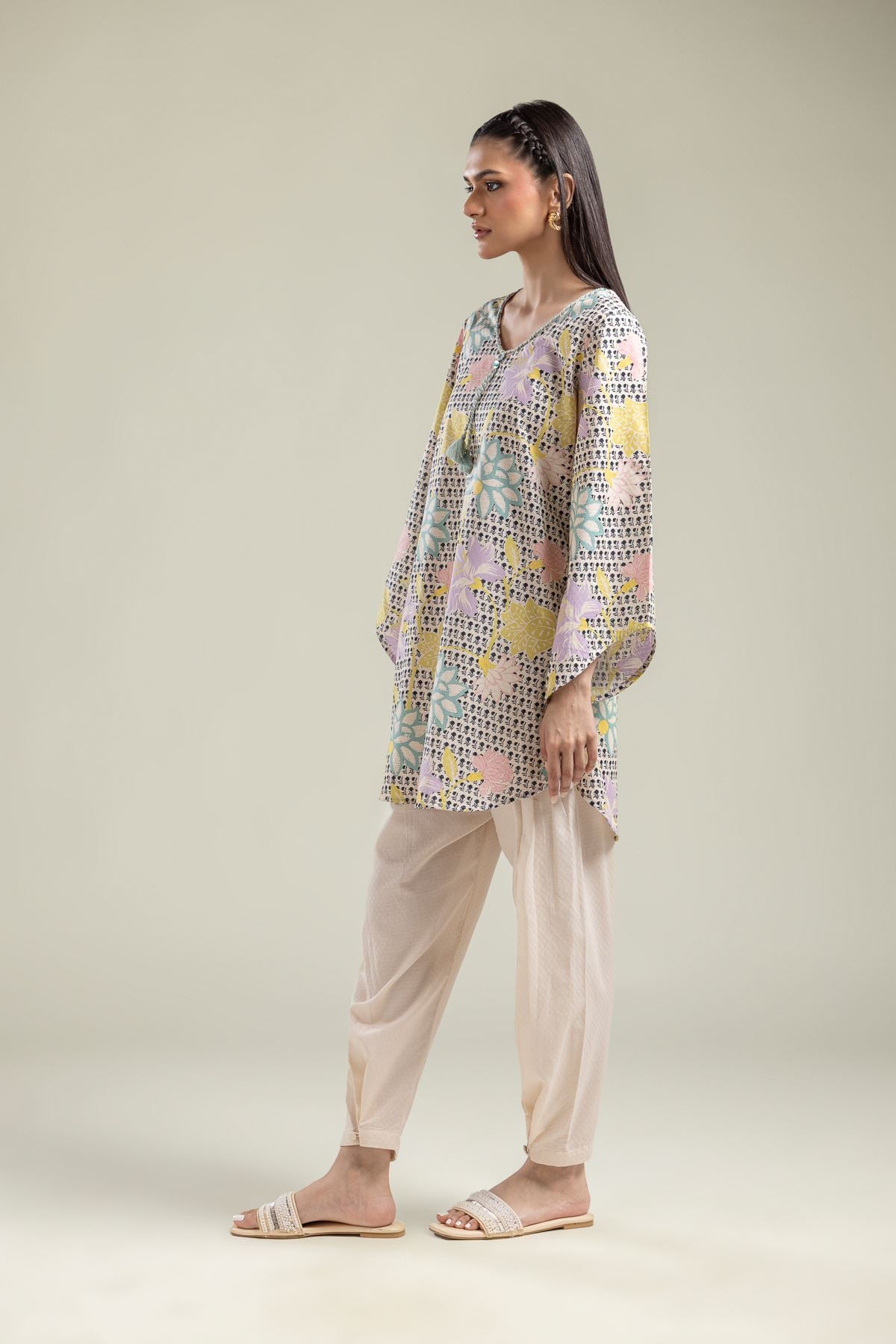 Printed Cotton Dobby Shalwar - 1-26-204-A-A1-VG