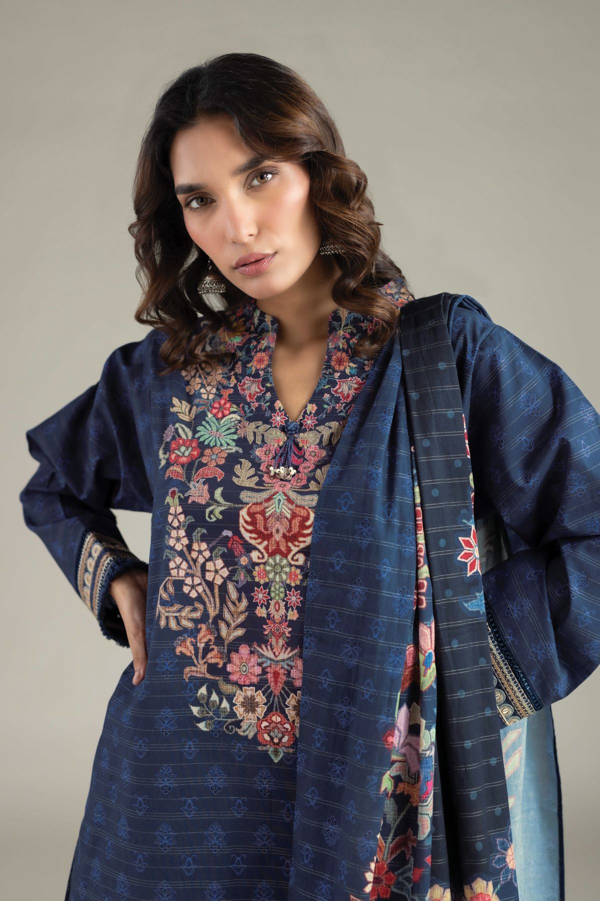 Printed Messuri Fabrics 3 Piece - A112-26-116EF2-VG