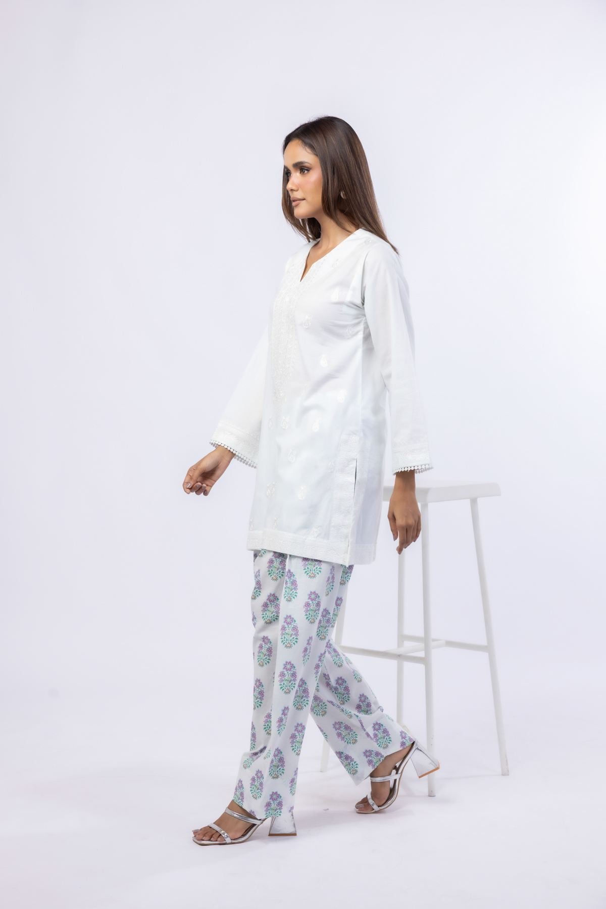 Printed Cambric Pants - OTD4-EX26-09BA-VG