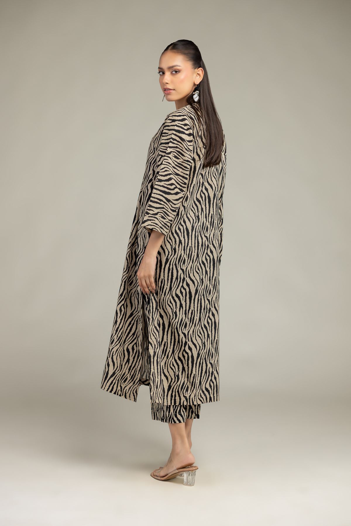Printed Cambric Printed Cambric Kurta - T-A22-26-204FG1-VG