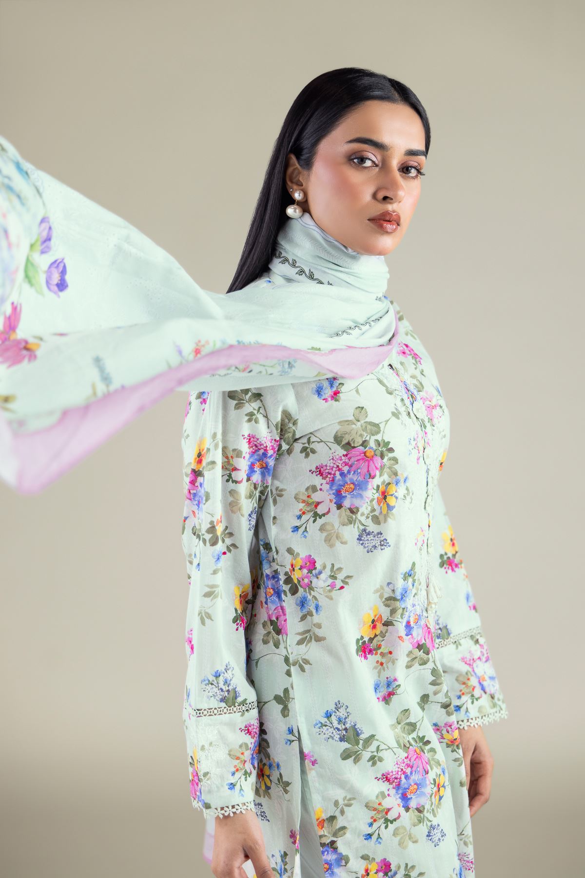 Embroidered Lawn 3-Piece Lawn Tailored - T-A11-26-114FF1-VG