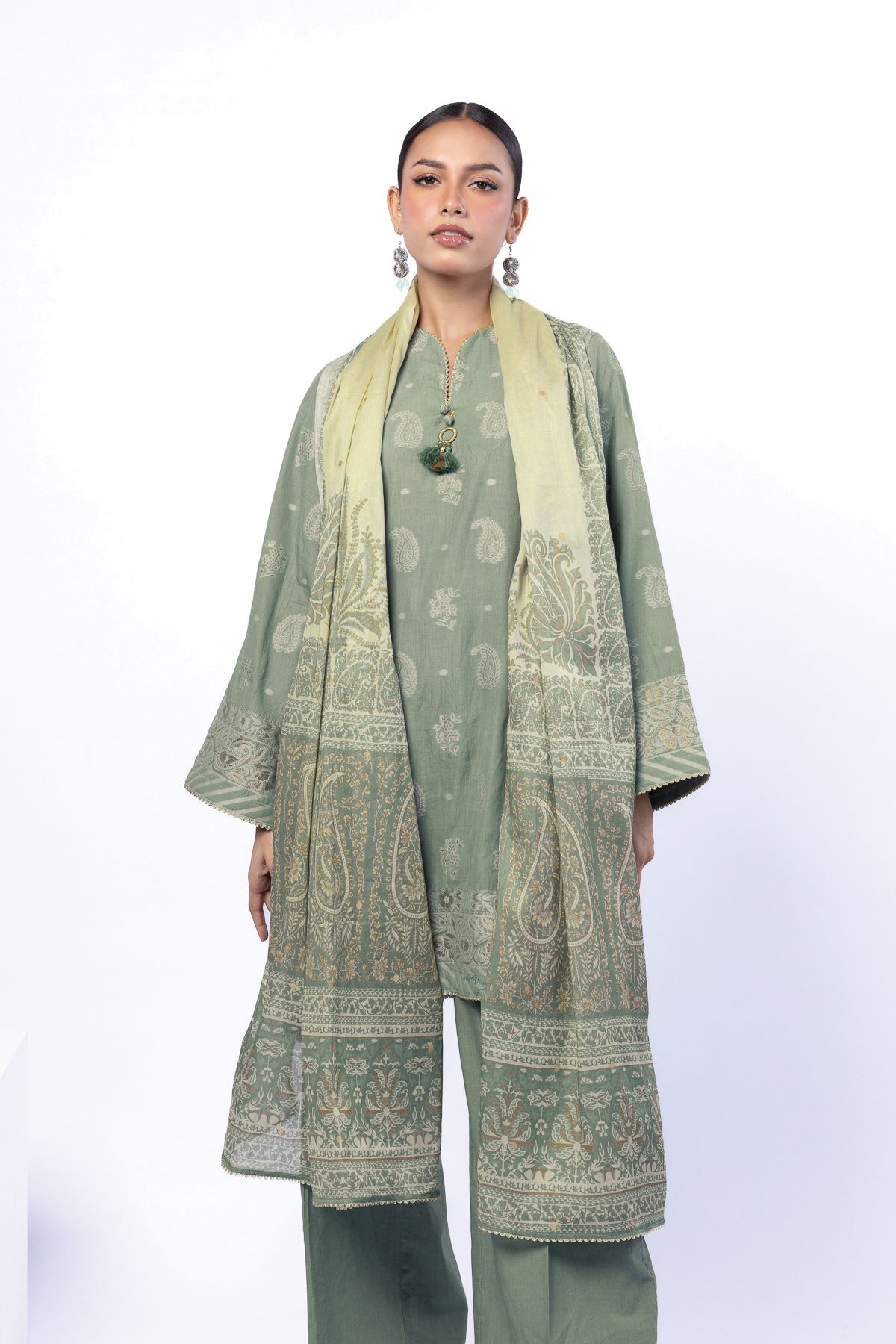 Dyed Jacquard Fabrics 3 Piece - 1001920468