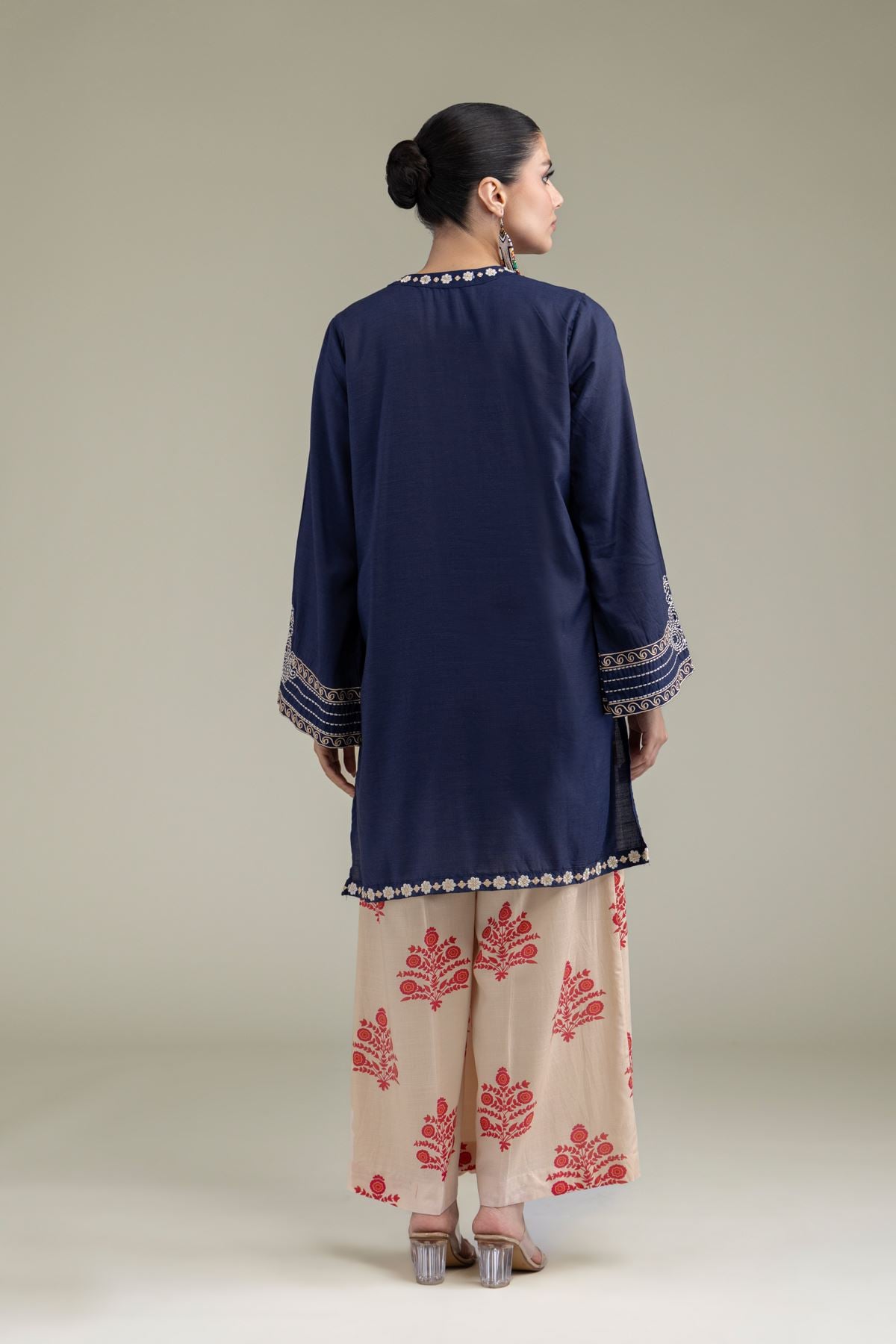 Embroidered Raw Silk Raw Silk Kurta - 1-26-238-A-C1-VG