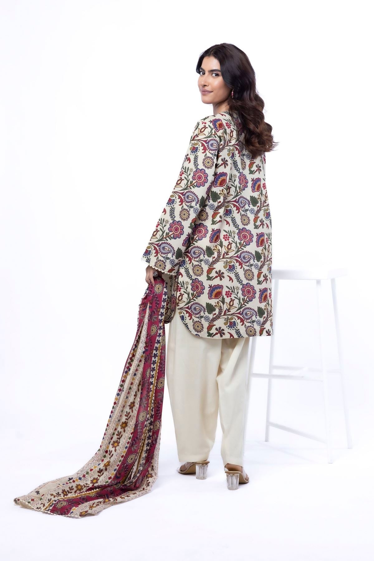 Printed Cotton Fabrics 3 Piece - A22-26-102FA1-VG