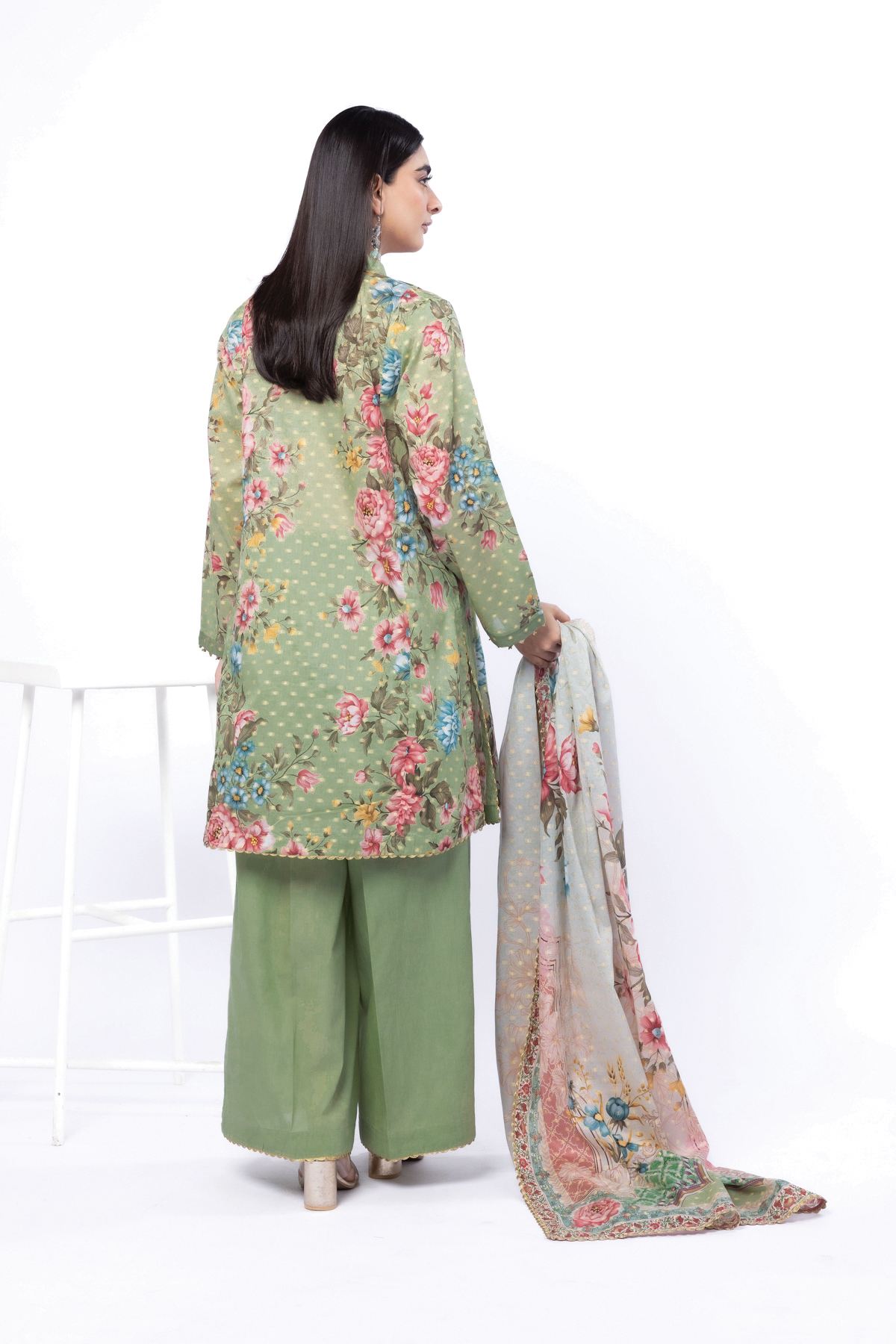 Printed Jacquard Fabrics 3 Piece - 1001919180