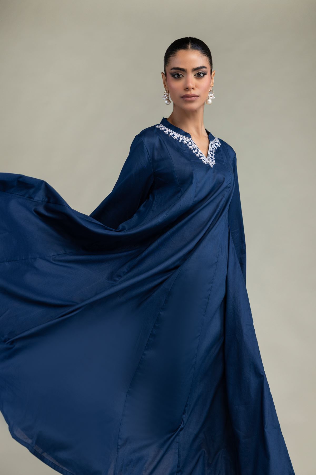 Embroidered Cambric Fabrics 2 Piece | Top and Bottom - A22-26-209FB1-VG