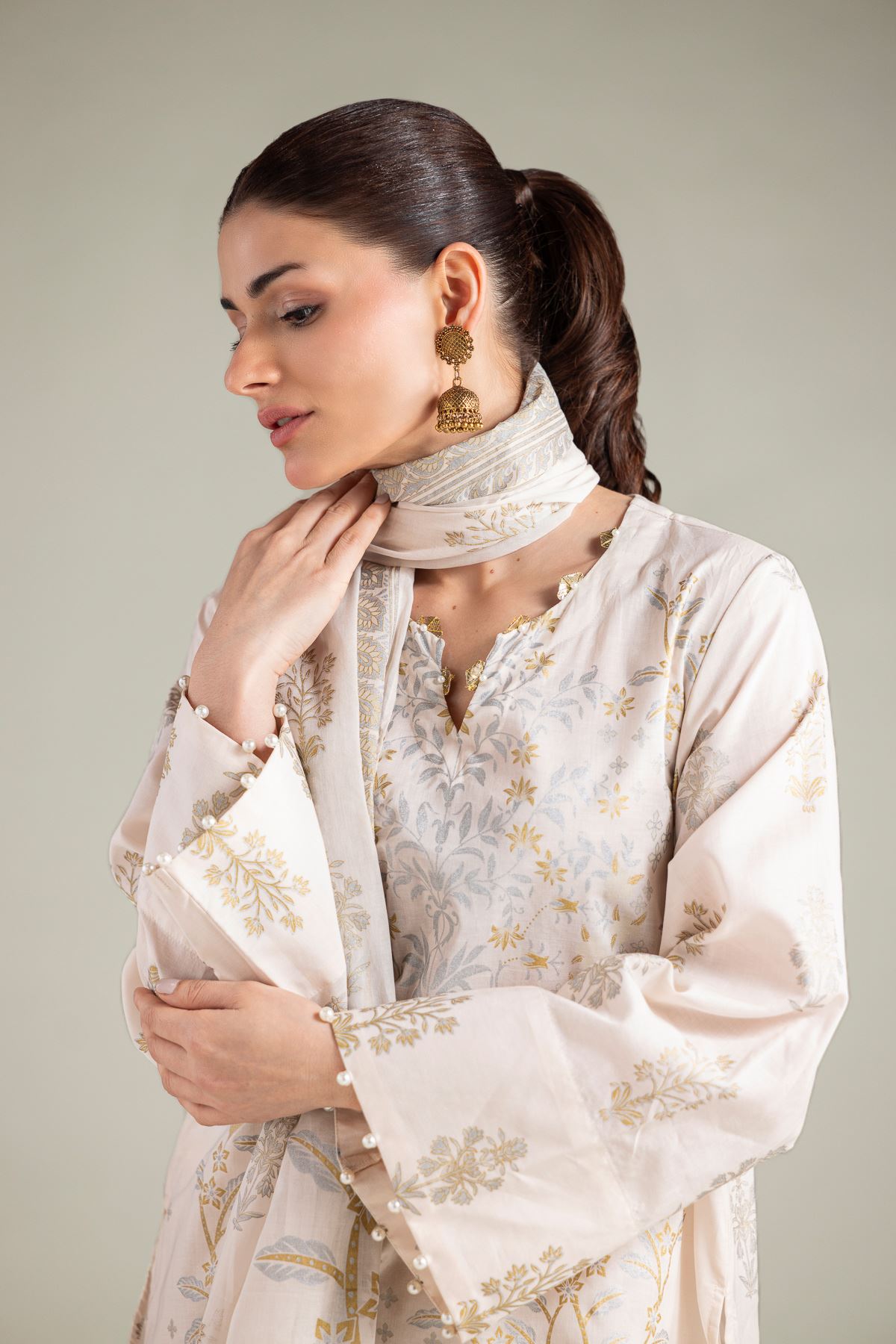 Printed Lawn Lawn 3-Piece Tailored - T-A11-26-118FI2-VG