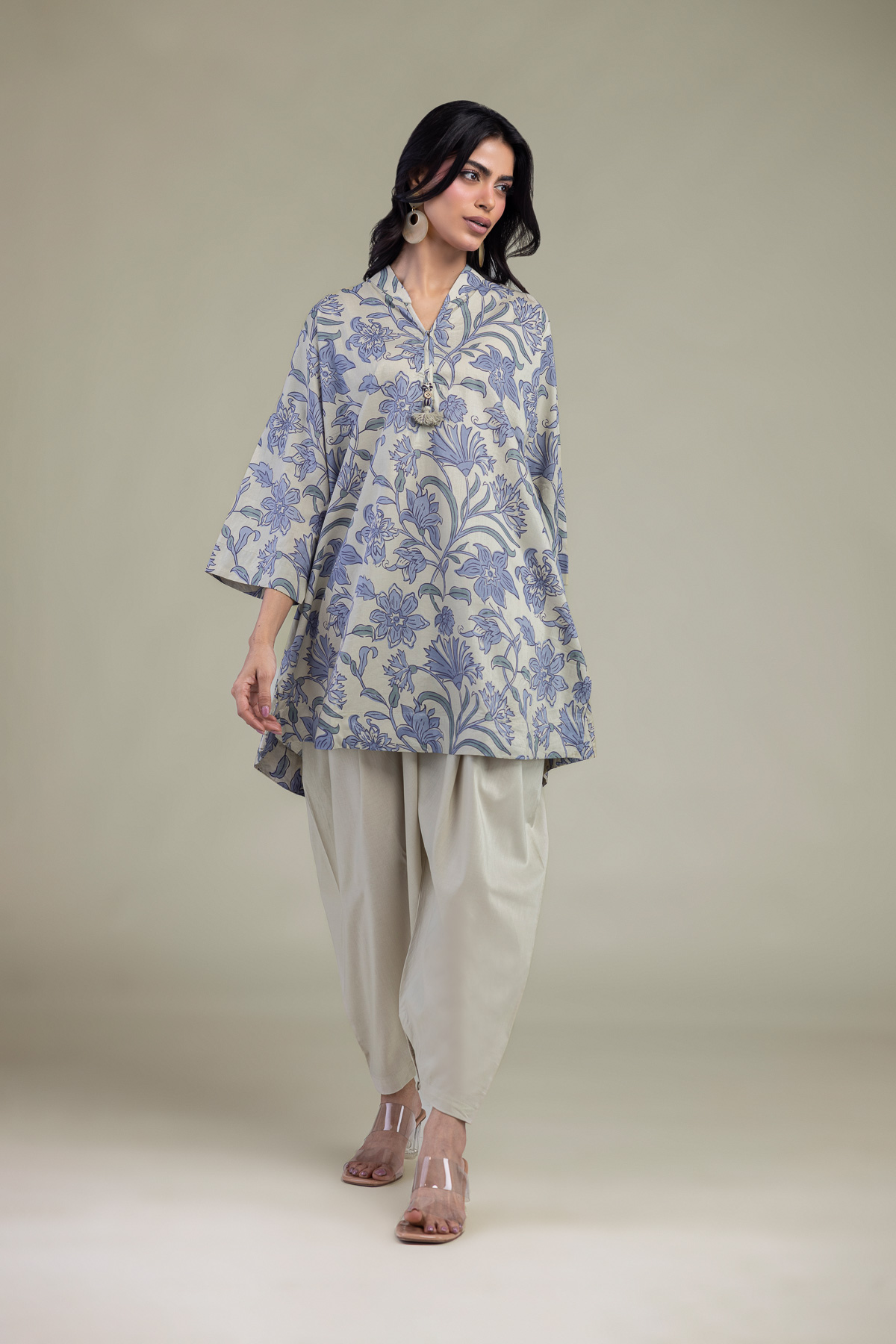 Printed Cambric Cambric Solid Shalwar - 1-26-102-A-F-VG