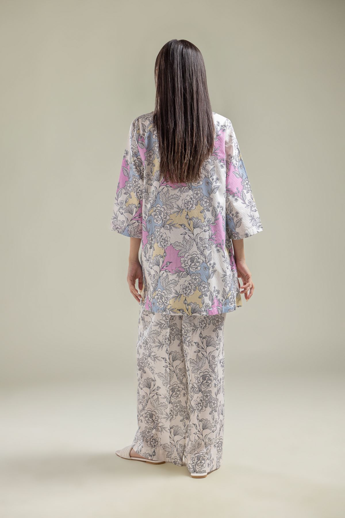 Printed Cotton Dobby Short Cotton Kurta - 1-26-135-A-D-VG