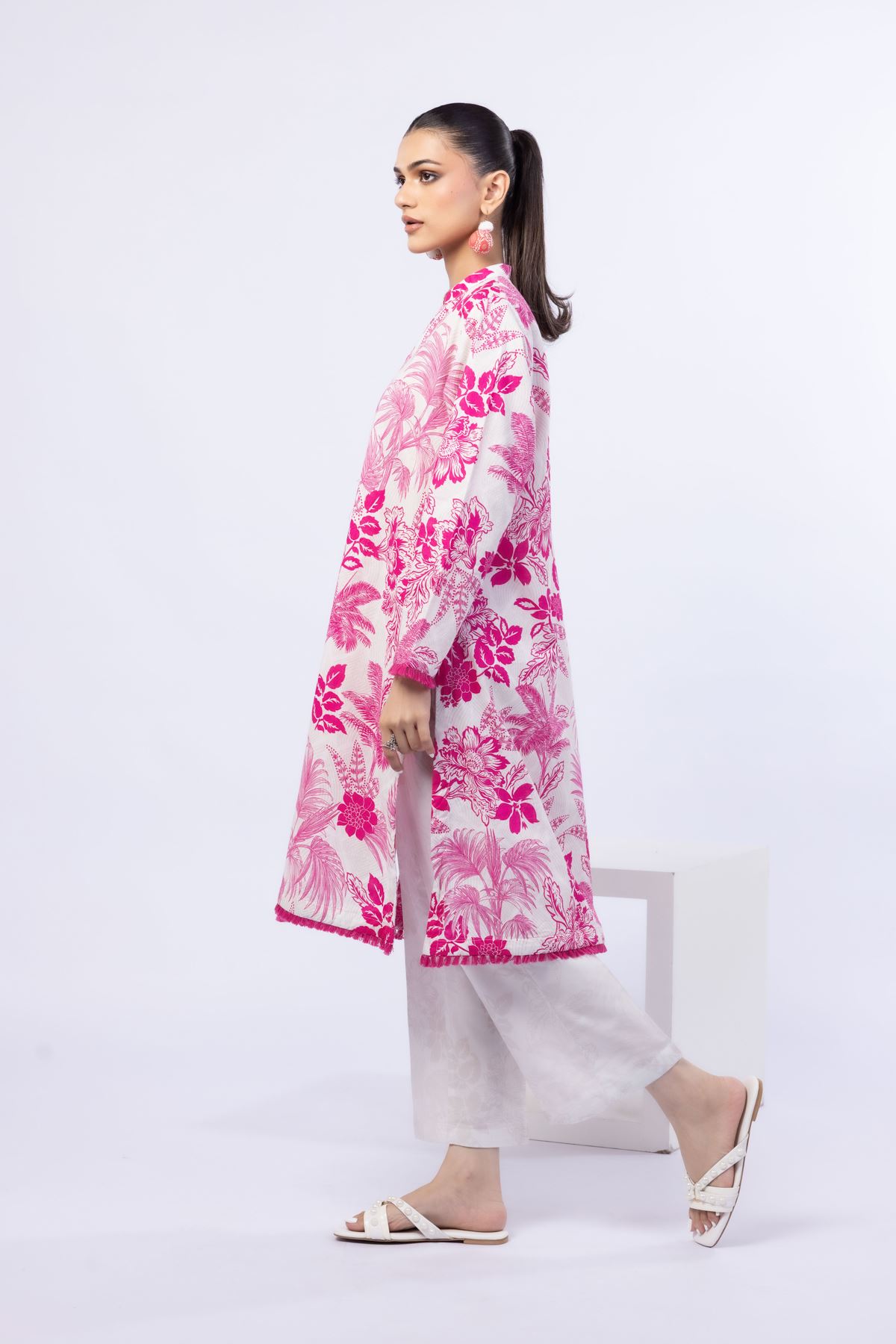 Printed Cotton Dobby Kurta - 25-10-12E9-02TA-VG