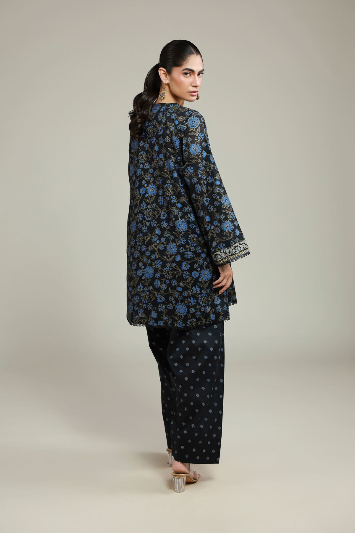 Printed Lawn Fabrics 2 Piece | Top and Bottom - A112-26-119EA2-VG