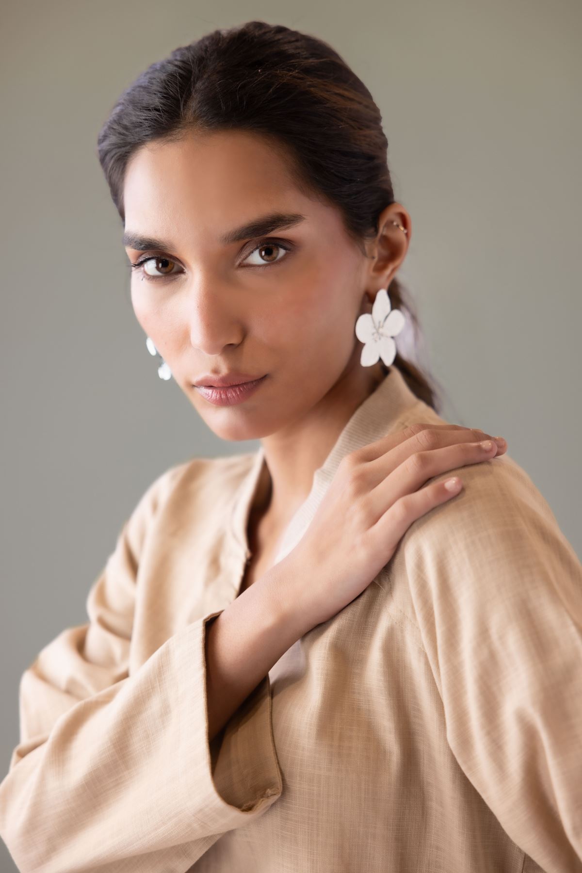 Embroidered Heavy Textured Cotton Kurta - 25-09-12E2-01TA-VG