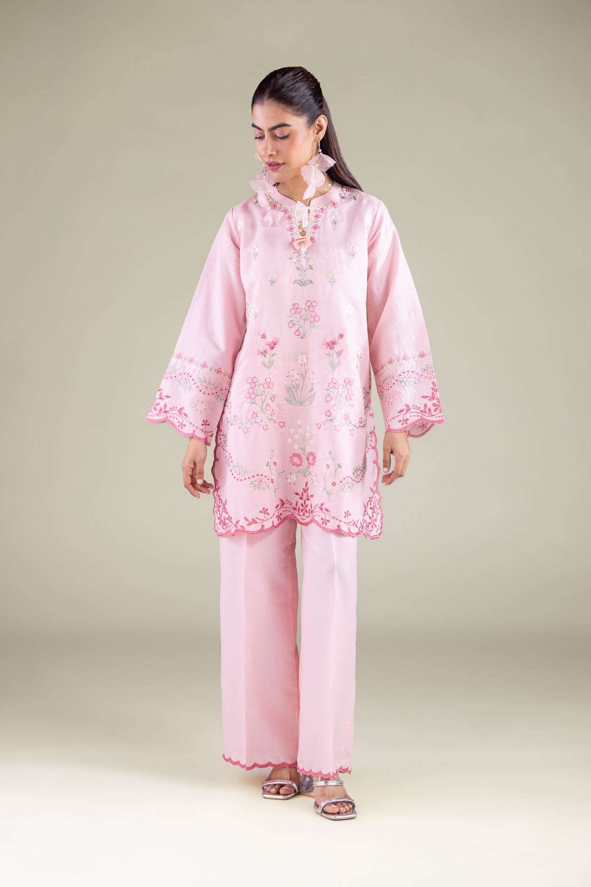 Embroidered Mesuri Kurta - 1-26-117-A-F-VG