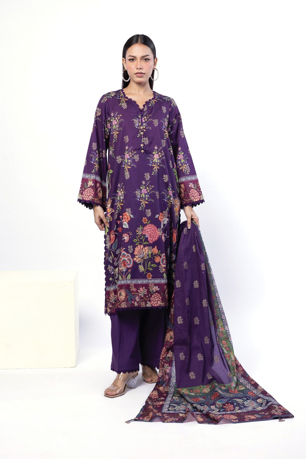 Printed Jacquard Fabrics 3 Piece - A33-26-110FG2-VG