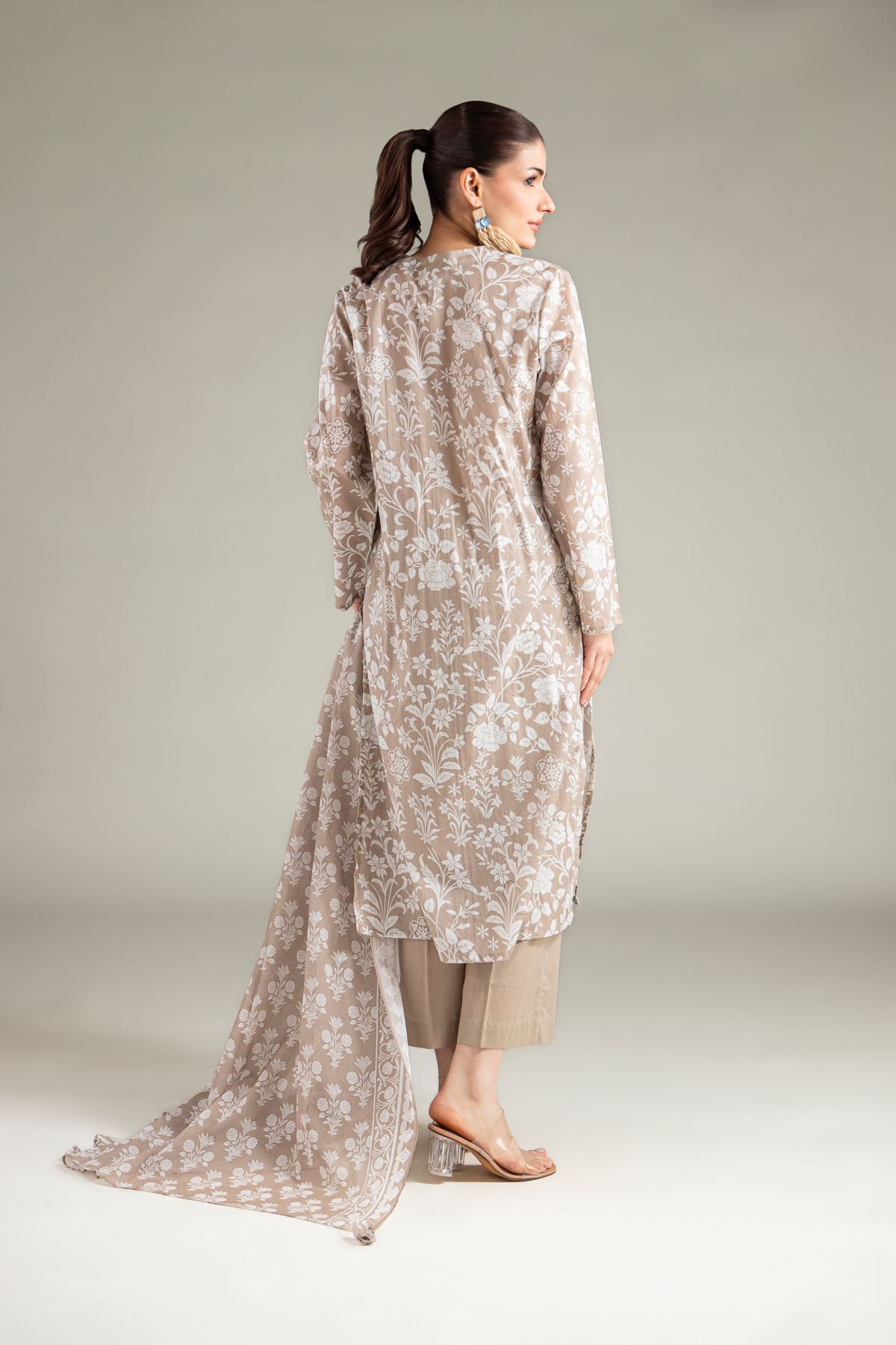 Printed Lawn Lawn Tailored 3-Piece - 8-26-201-A-B1-VG