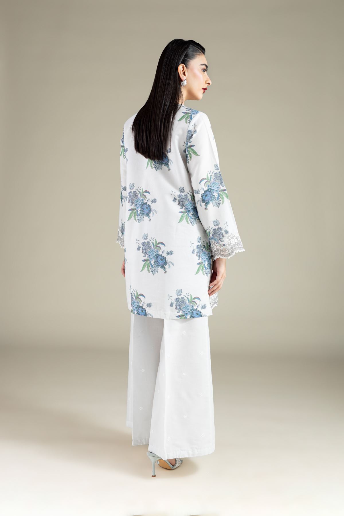 Embroidered Mesuri Kurta - 25-12-12S4-12TA-VG