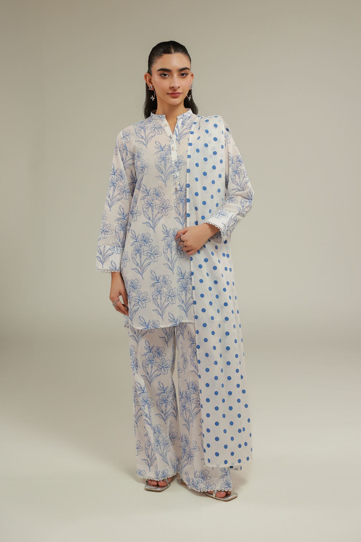Lawn Summer Lawn Dupatta - 1-26-133-A-E-VG