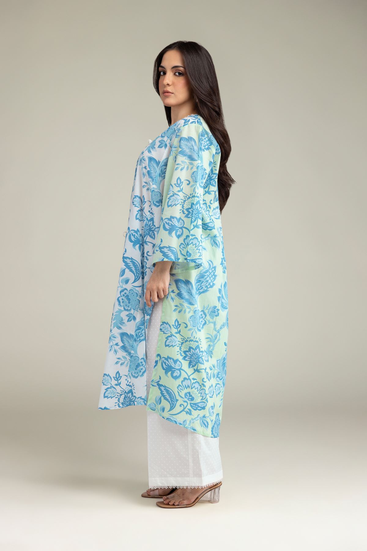 Printed Lawn Fabrics 2 Piece | Top and Bottom - A11-26-210FE1-VG