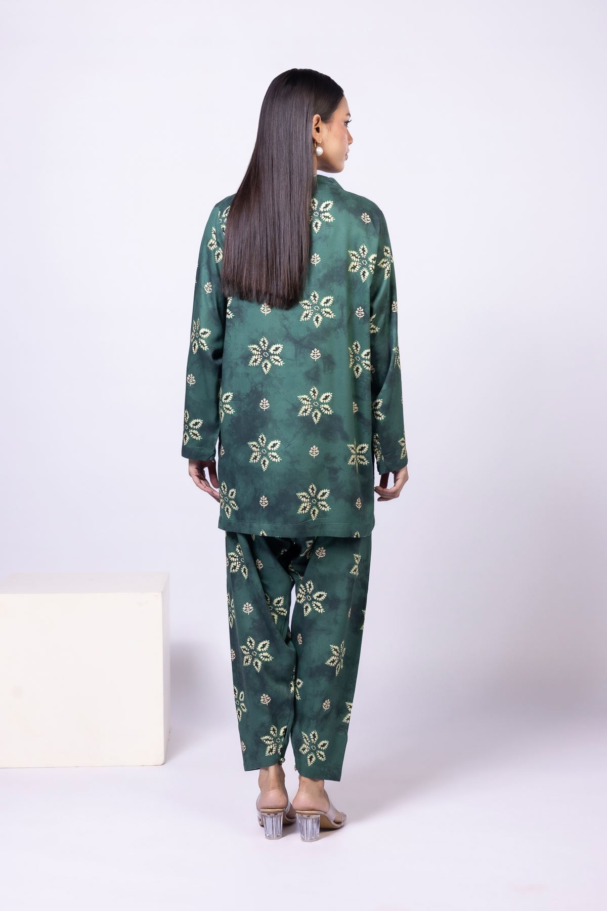 Printed Marina Kurta - 25-09-11E3-07TA-VG