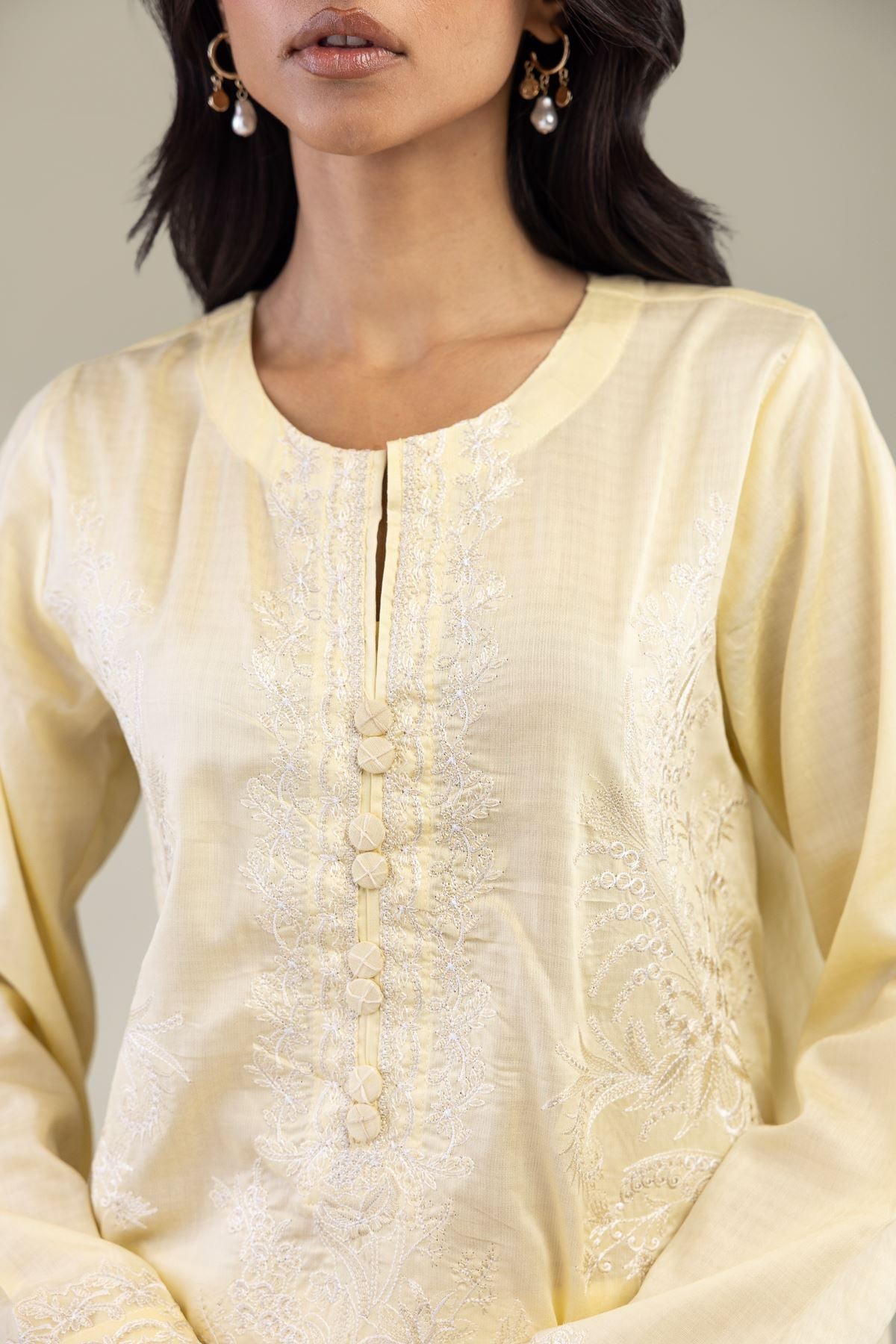 Embroidered Dobby Tailored 3-Piece Set - 1-26-229-B-F1-VG