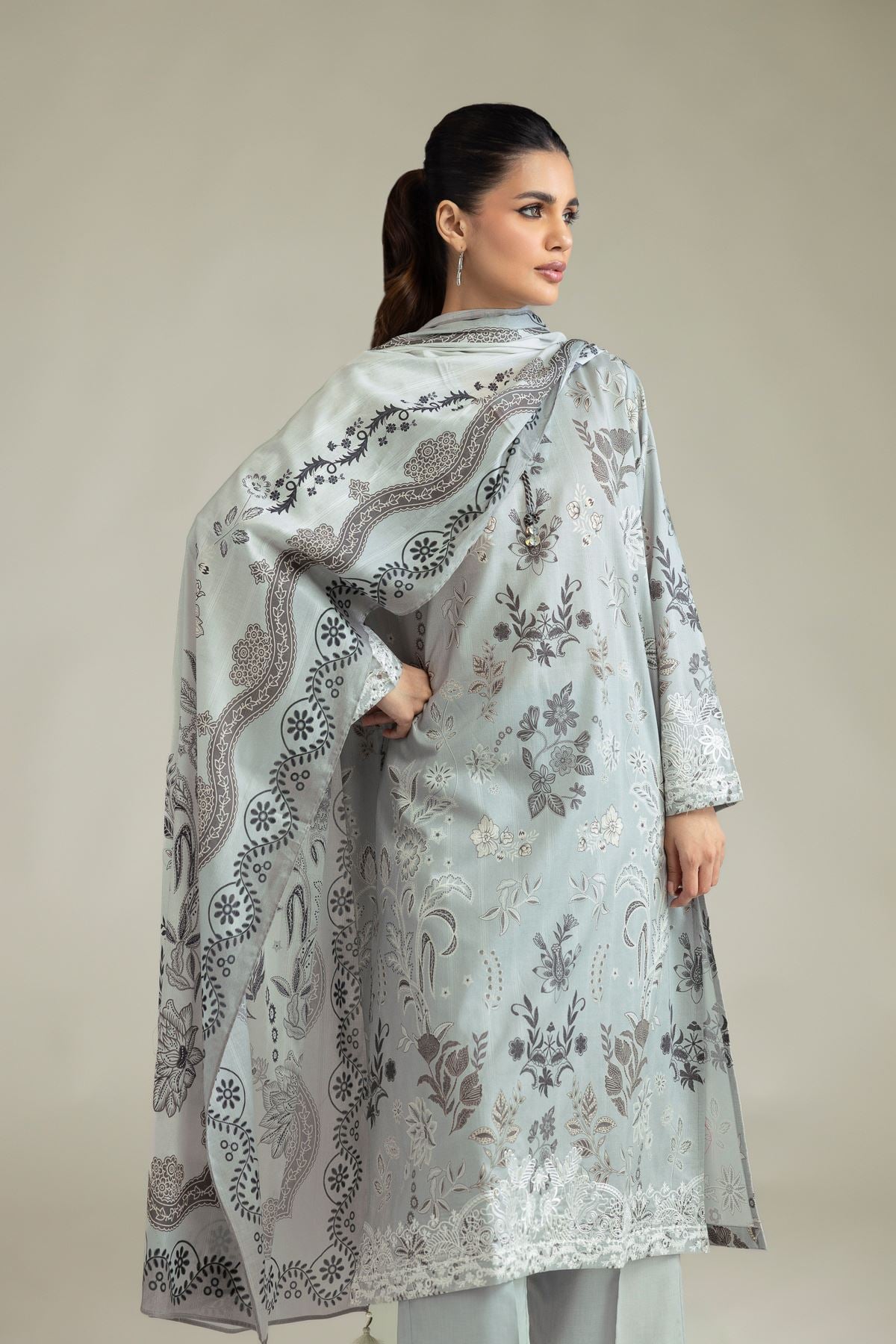 Embroidered Lawn Lawn 3-Piece Tailored - 1-26-250-B-H1-VG