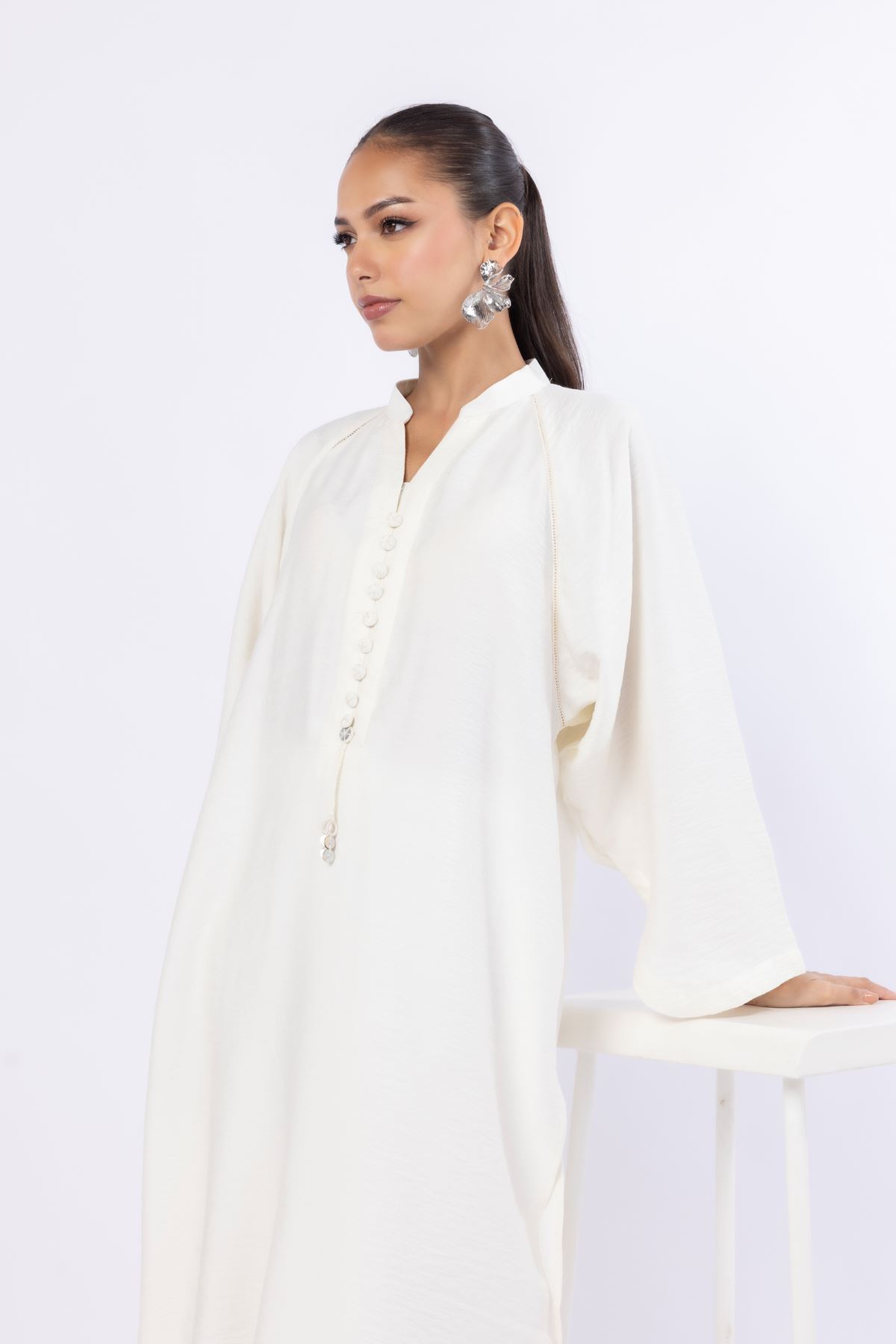 Dyed Cotton Vortex Wrinkle Kurta - 25-07-7E8-11TA-VG