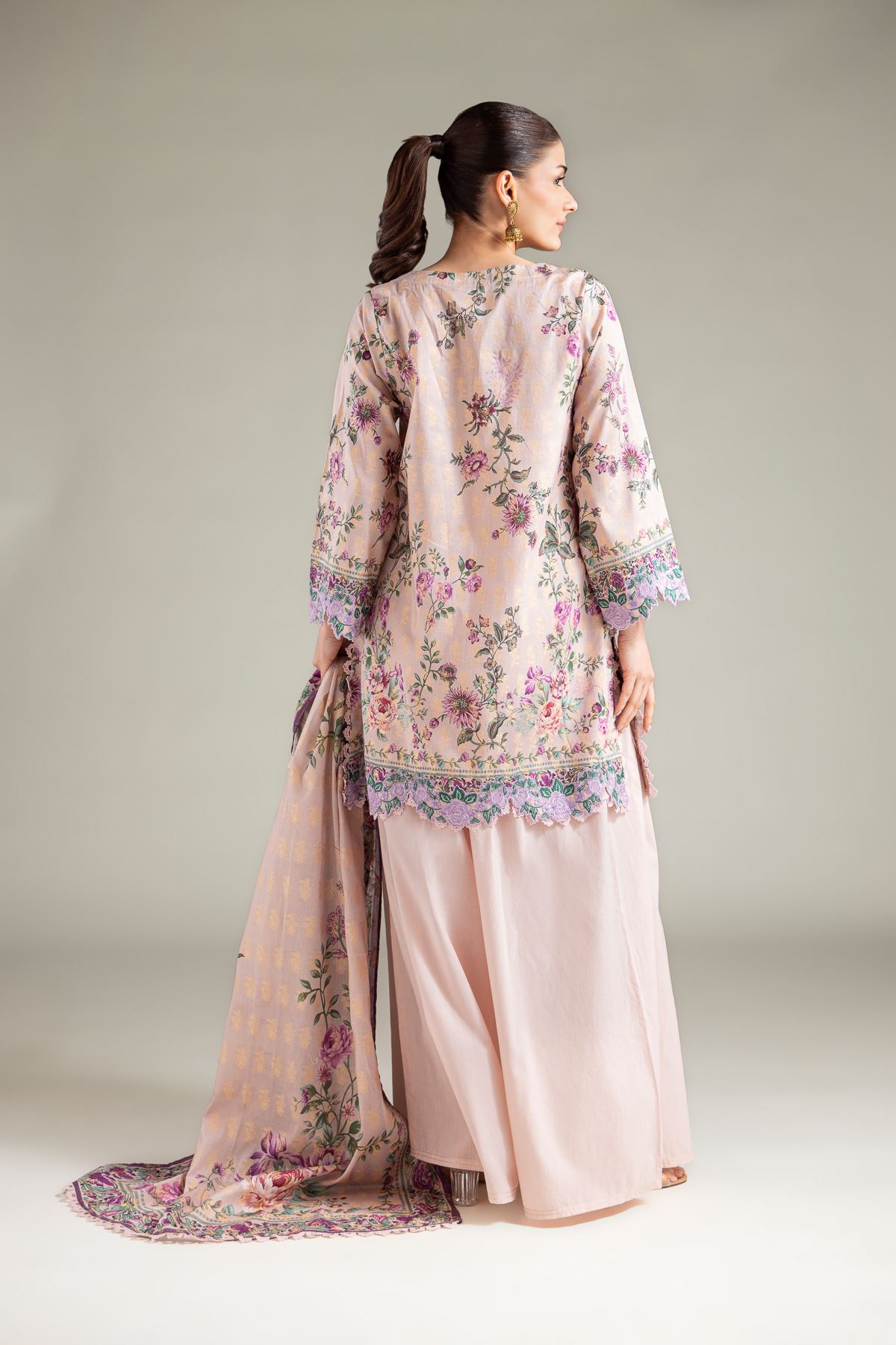 Embroidered Jacquard Jacquard 3-Piece Tailored - T-A11-26-104FF1-VG