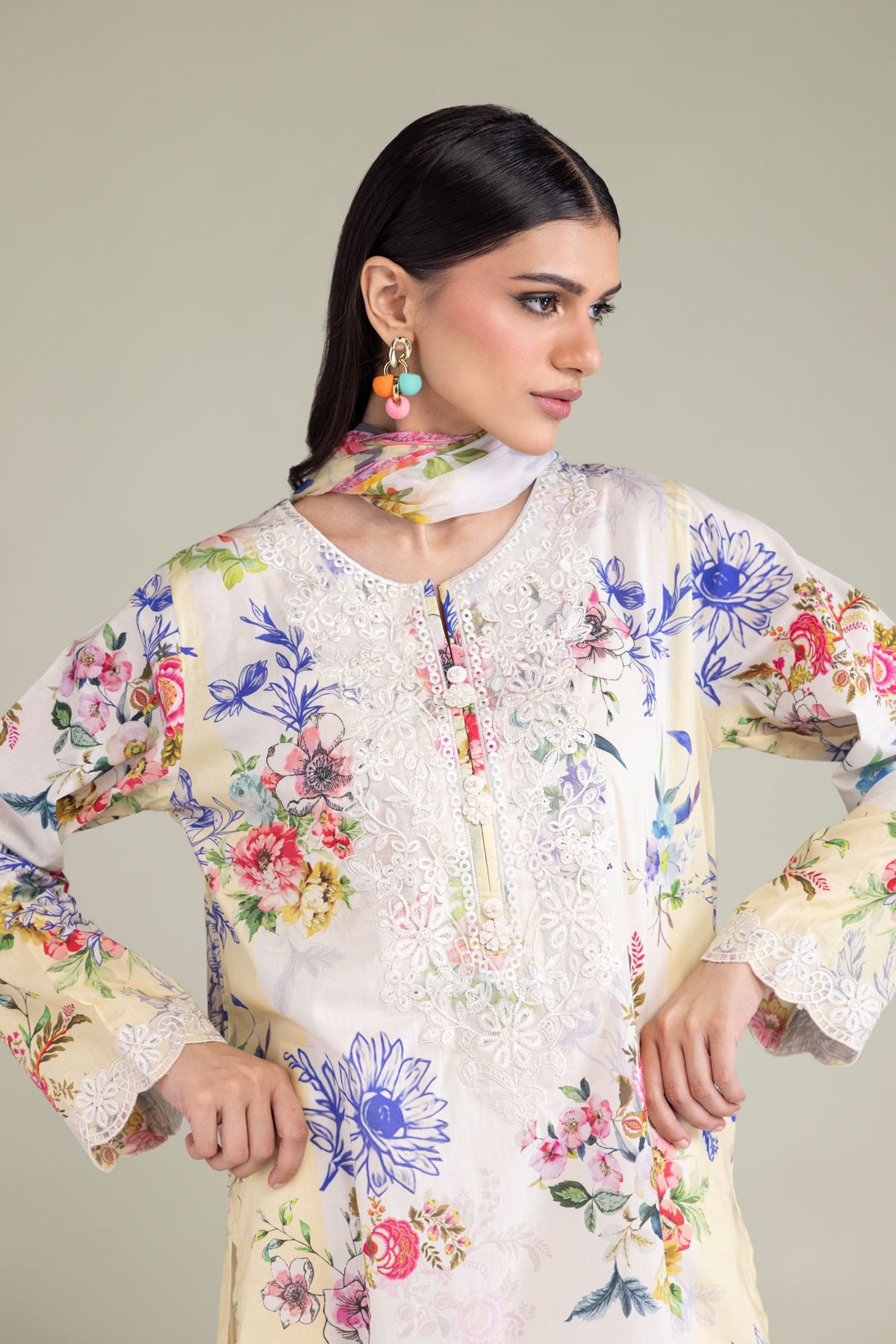 Embroidered Lawn Lawn Tailored 3-Piece - 1-26-102-A-F-VG