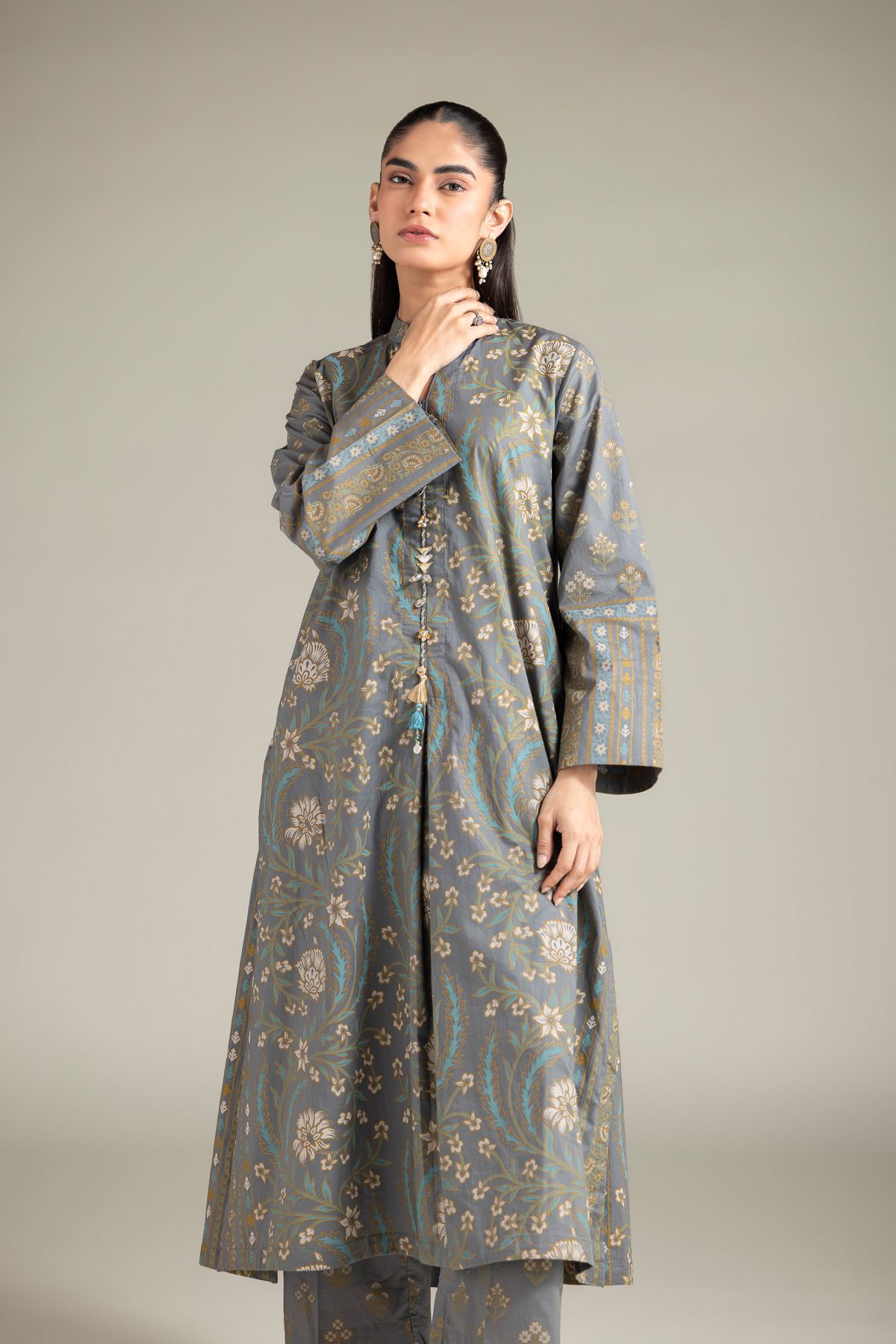 Cambric Kurta - 1-26-117-A-H-VG