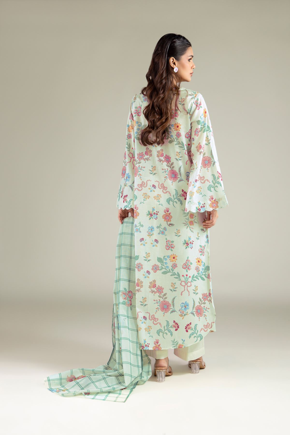 Printed Lawn Fabrics 3 Piece - A11-26-110FB1-VG