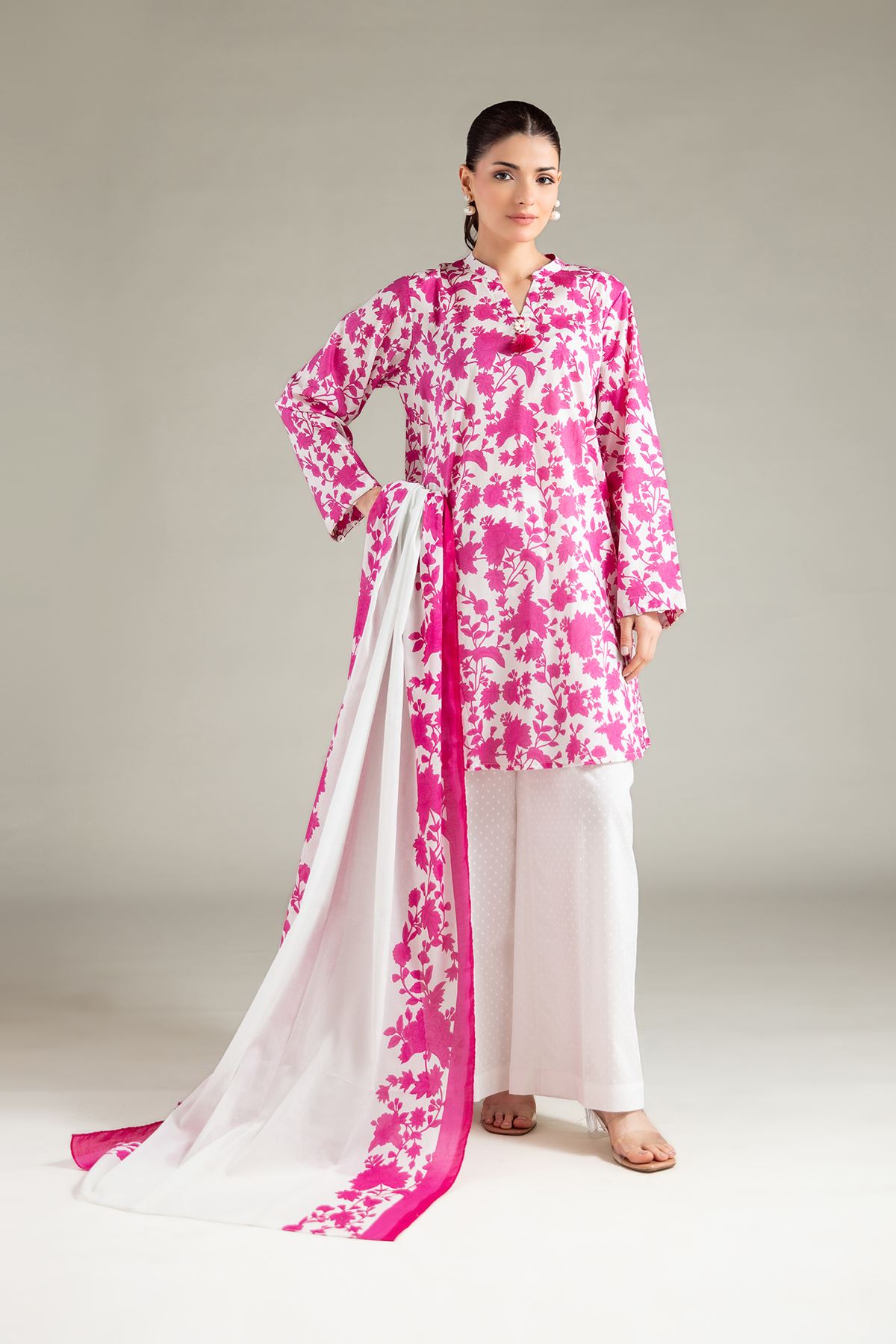 Printed Lawn Tailored 3-Piece Lawn - T-A11-26-108FB1-VG