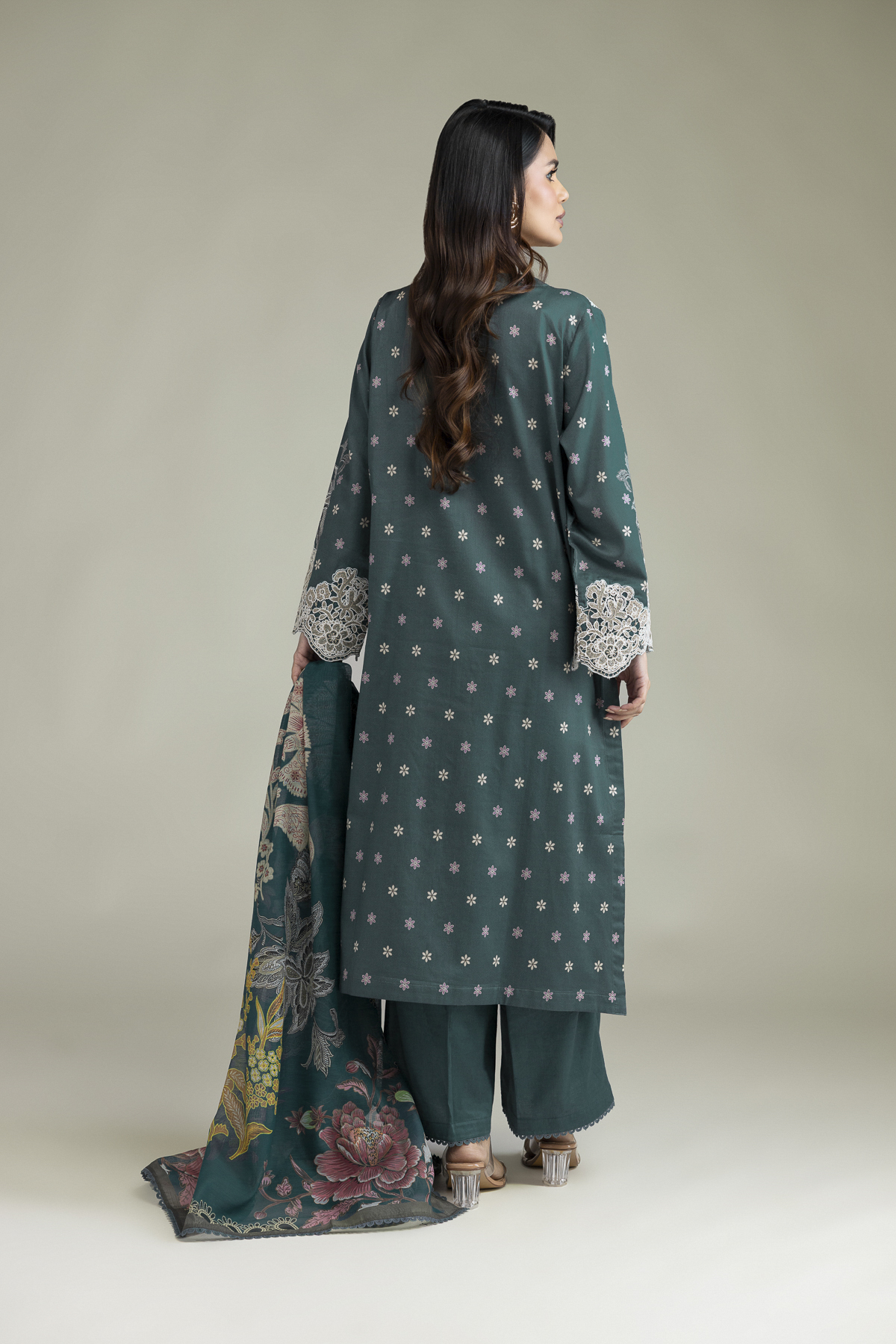 Embroidered Lawn Lawn 3-Piece Tailored - 1-26-102-A-F-VG