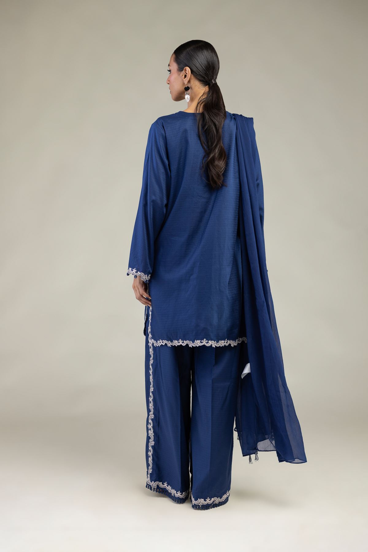 Embroidered Dobby Tailored 3-Piece Set - 8-26-303-A-C1-VG